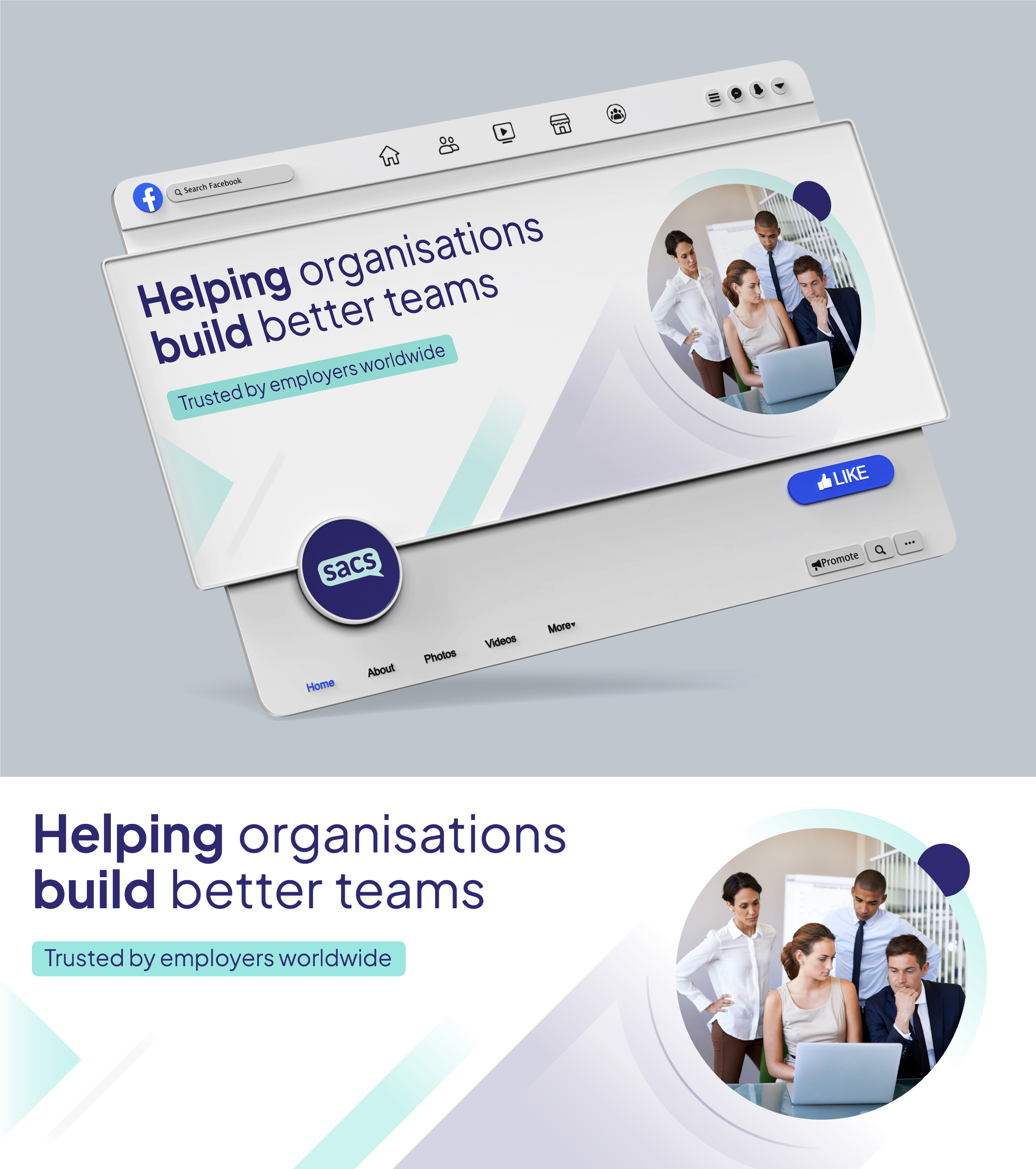 Diseño Gráfico por Impressive Designs para SACS Consulting | Diseño #36052079