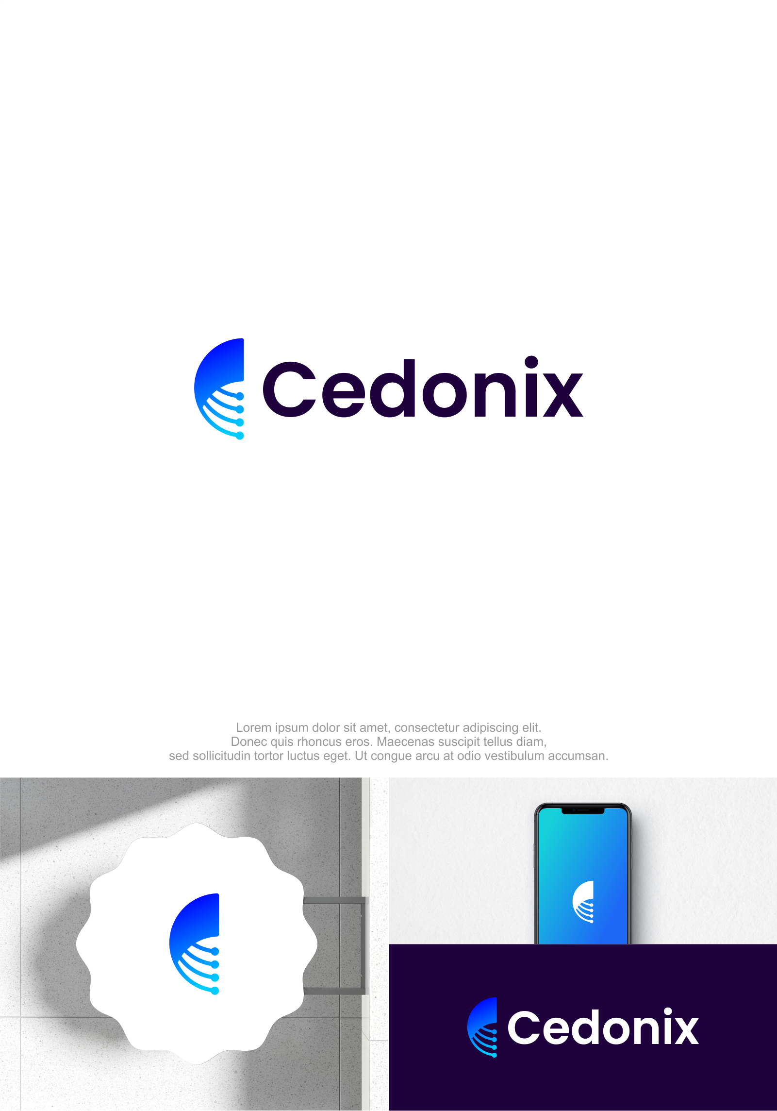 Logo Design by M.Syaiful Huda for Cedonix, LLC | Design #35925256