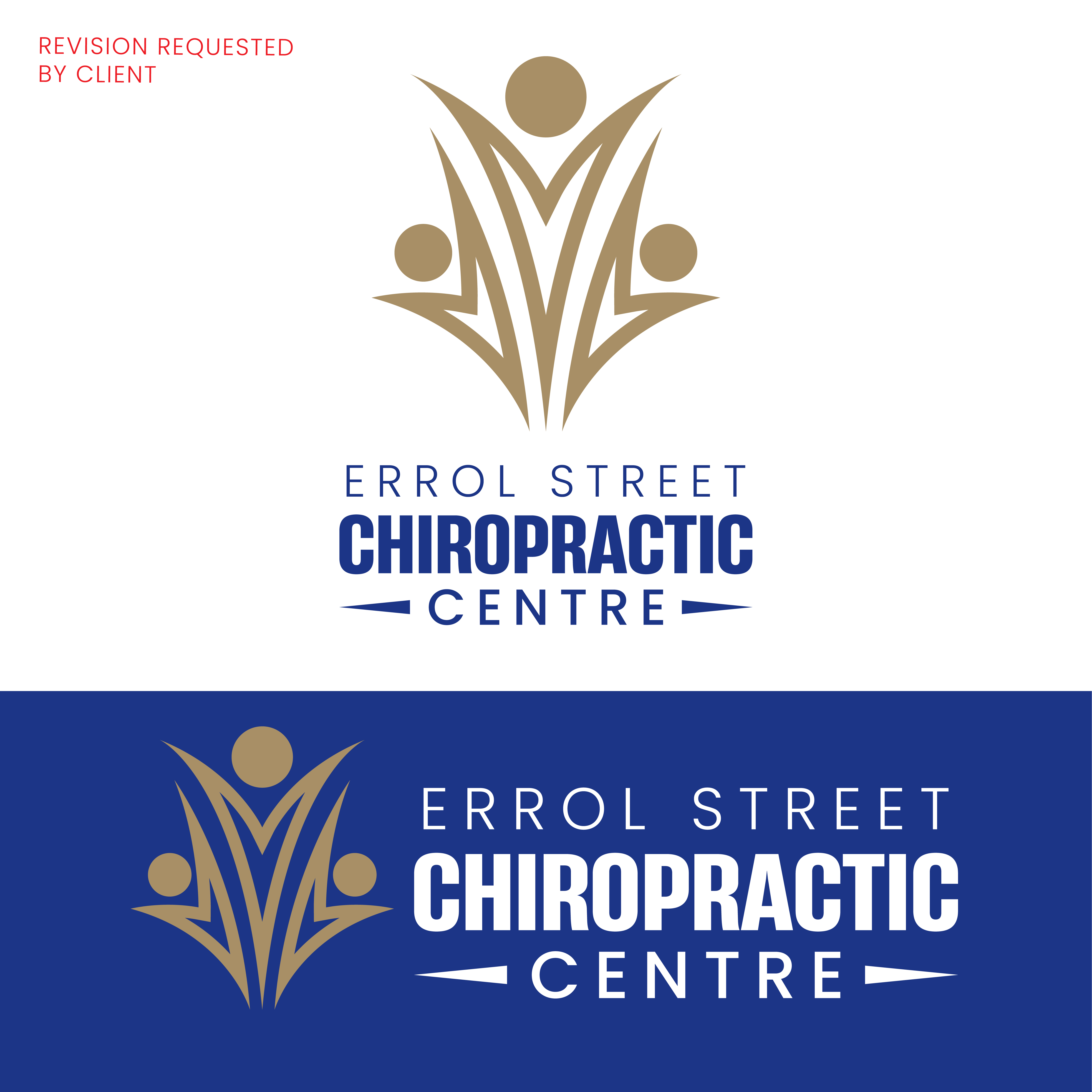 Logo Design by John Mark Arts for Errol Street Chiropractic Centre | Design #35940631