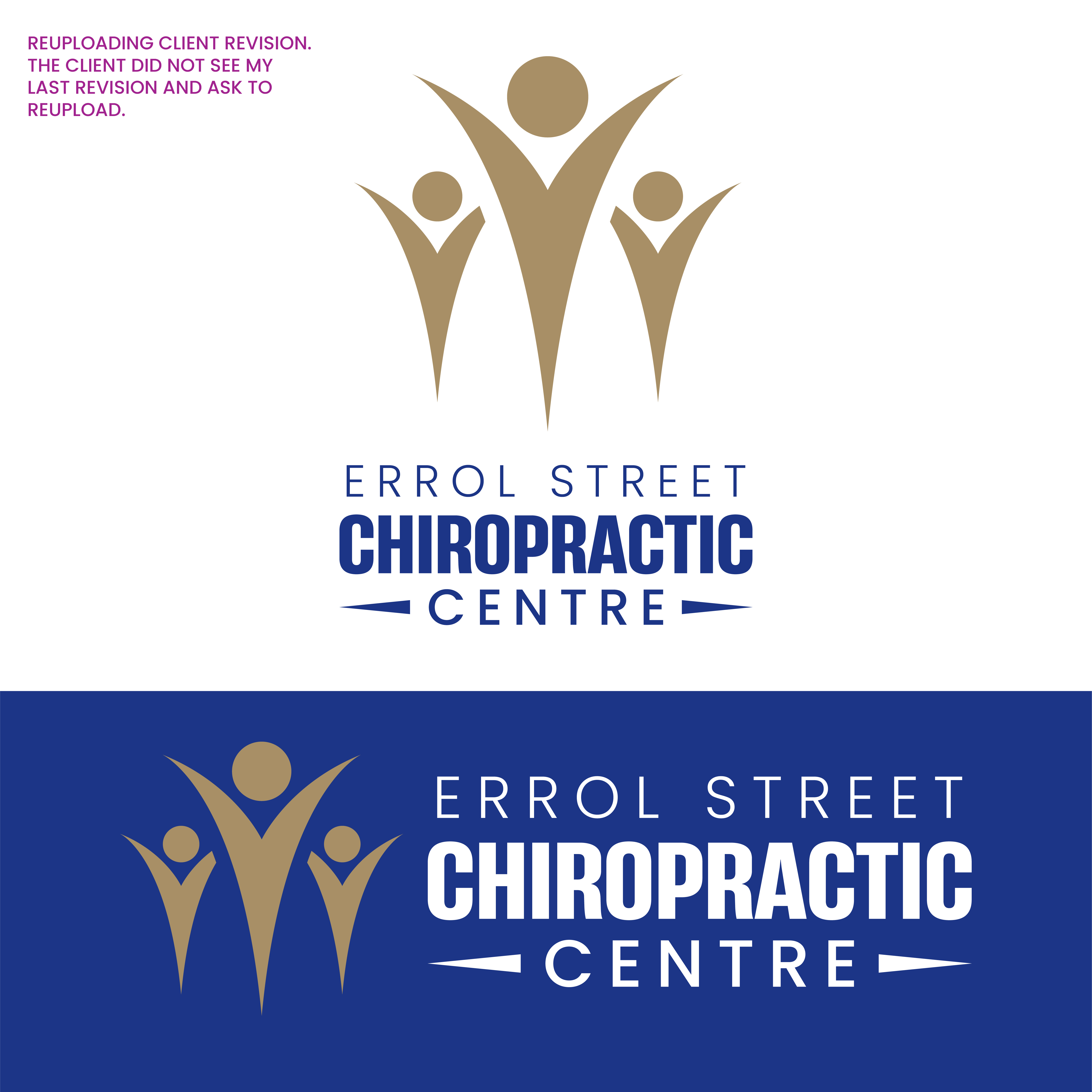 Logo Design by John Mark Arts for Errol Street Chiropractic Centre | Design #35962460