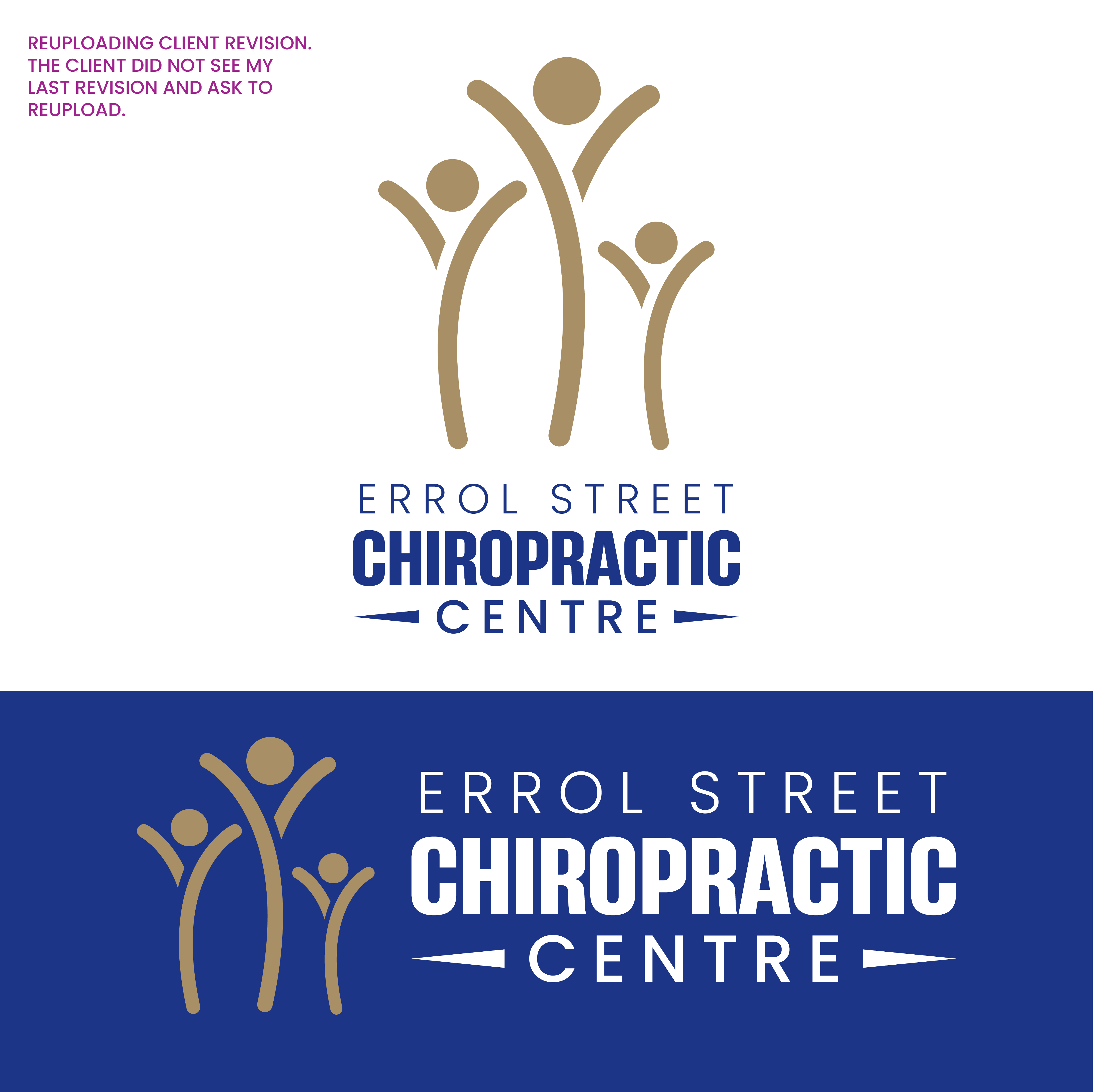 Logo Design by John Mark Arts for Errol Street Chiropractic Centre | Design #35962463