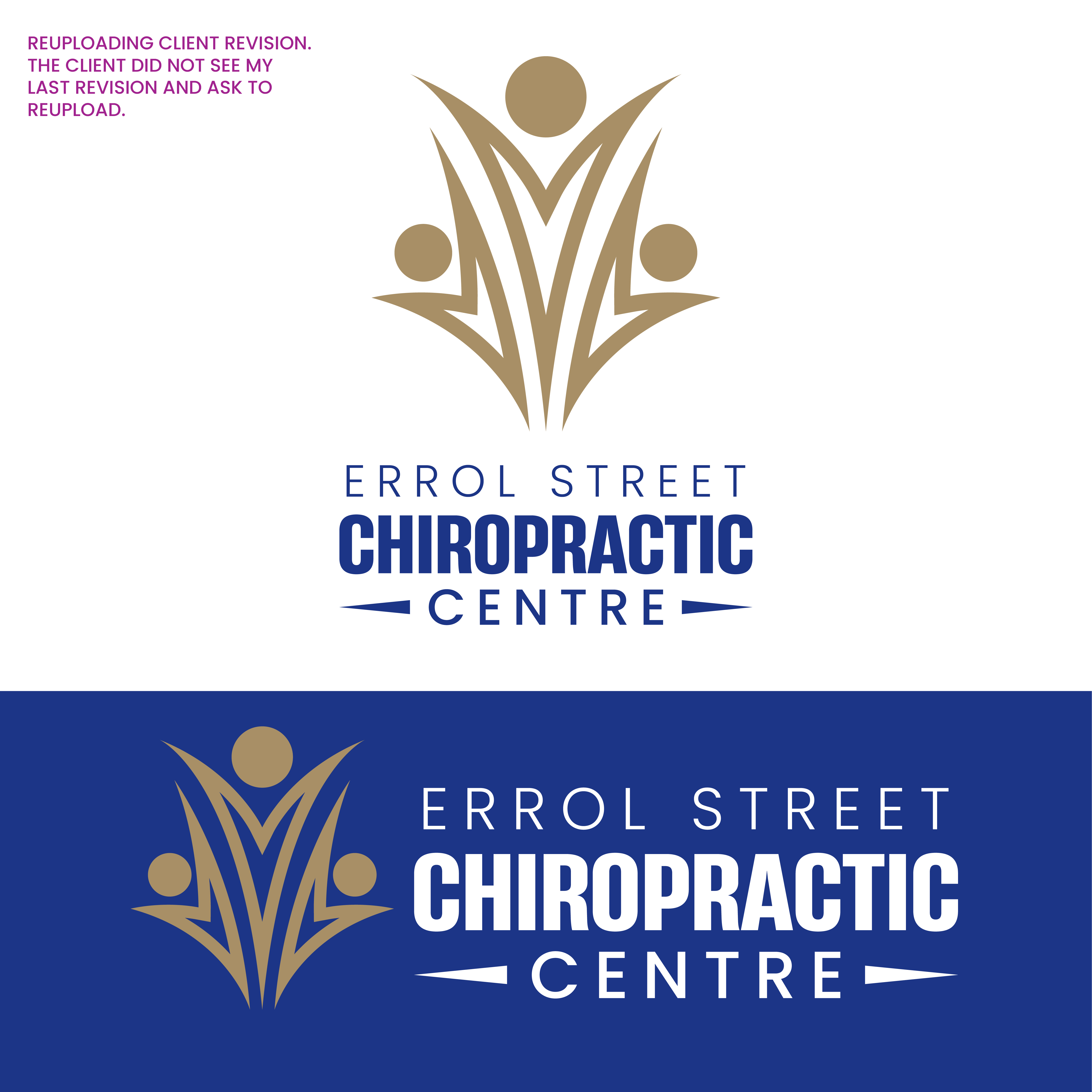 Logo Design by John Mark Arts for Errol Street Chiropractic Centre | Design #35962464