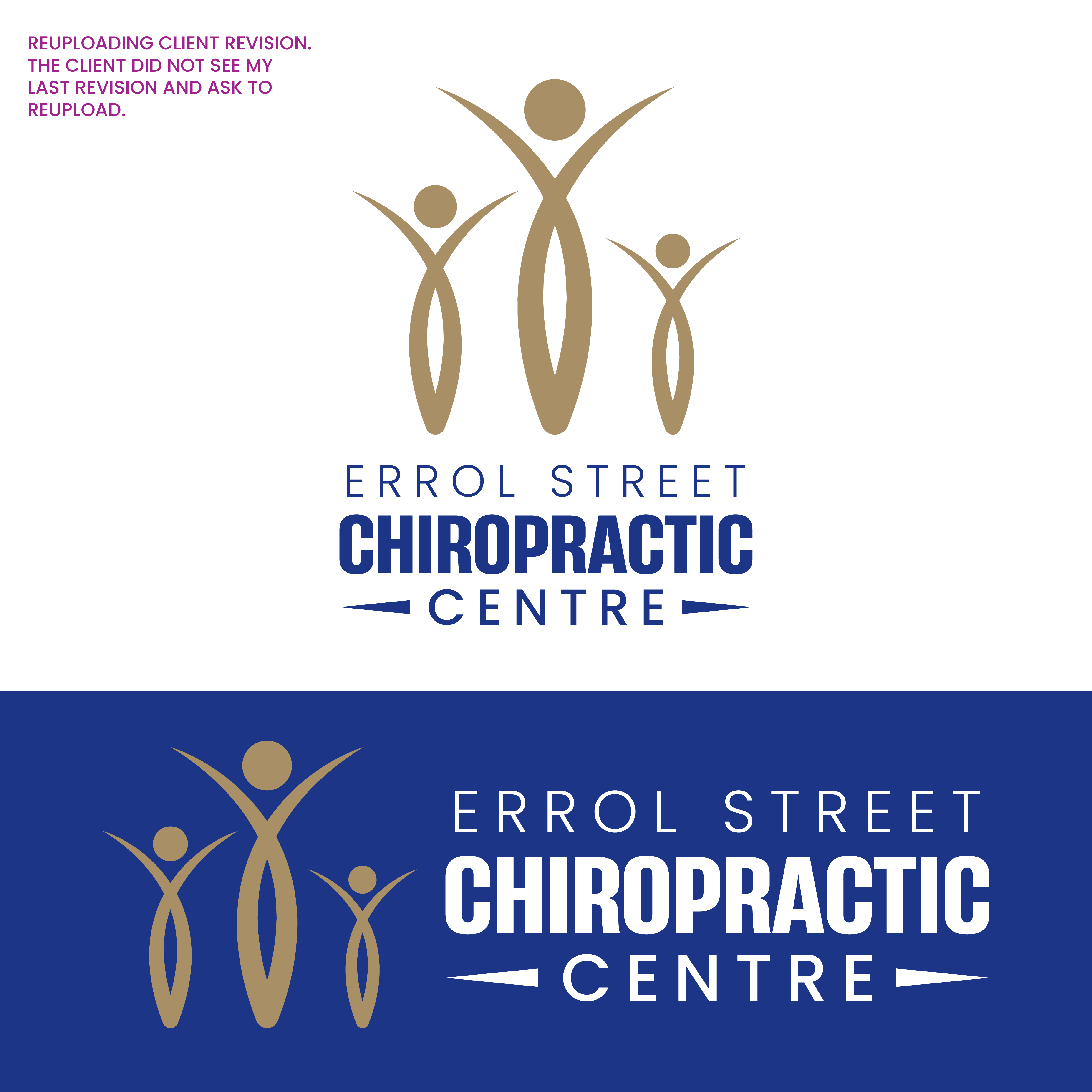 Logo-Design von John Mark Arts für Errol Street Chiropractic Centre | Design #35962465