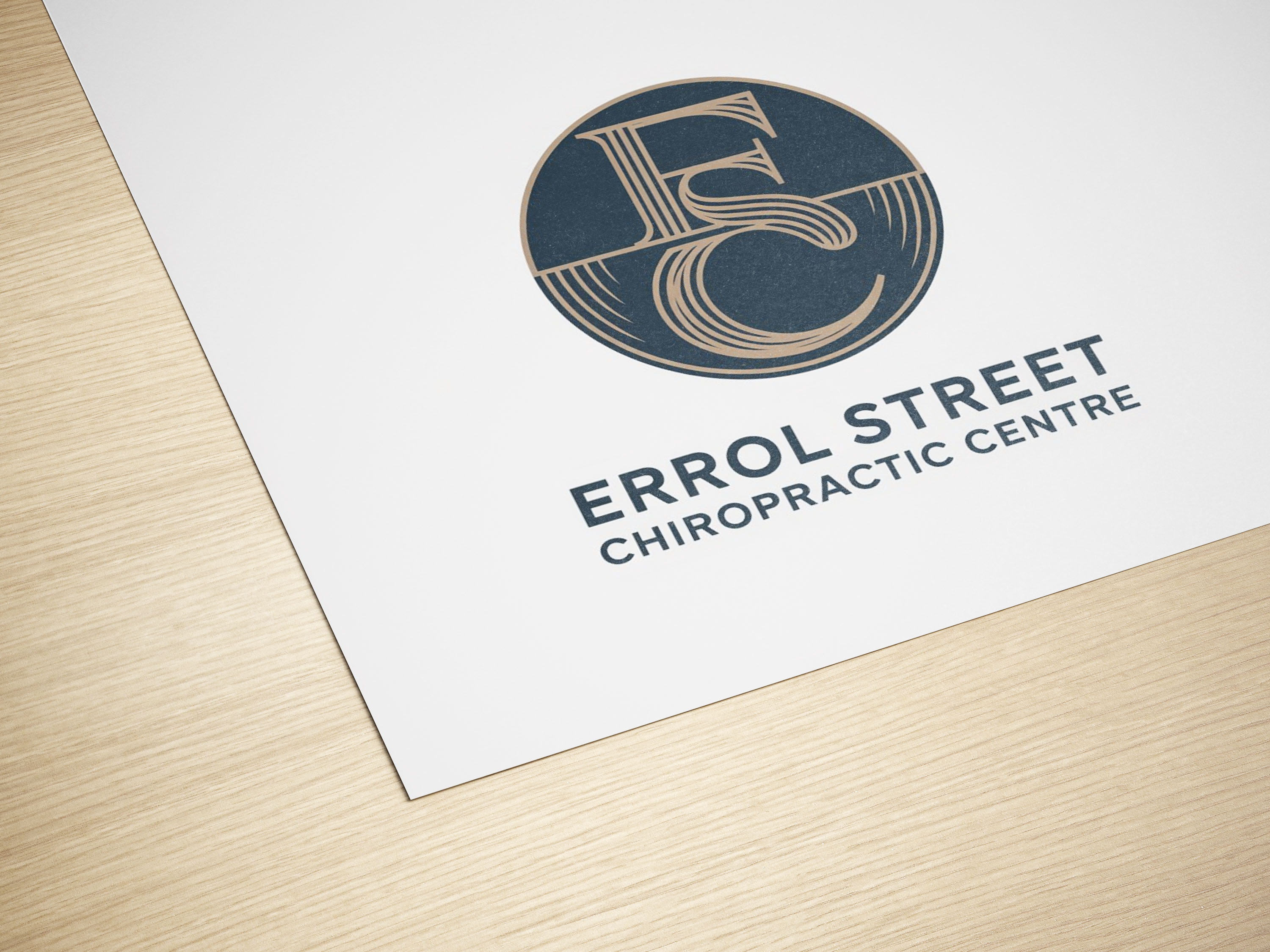 Logo Design by D -lara seen for Errol Street Chiropractic Centre | Design #35934205