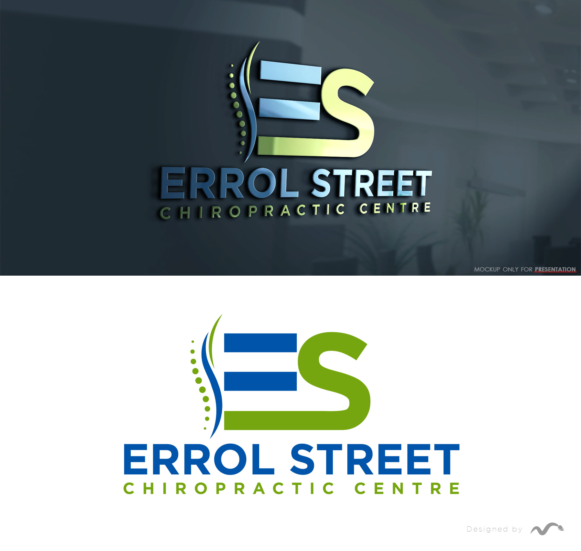 Logo Design by Mono.co for Errol Street Chiropractic Centre | Design #35931434