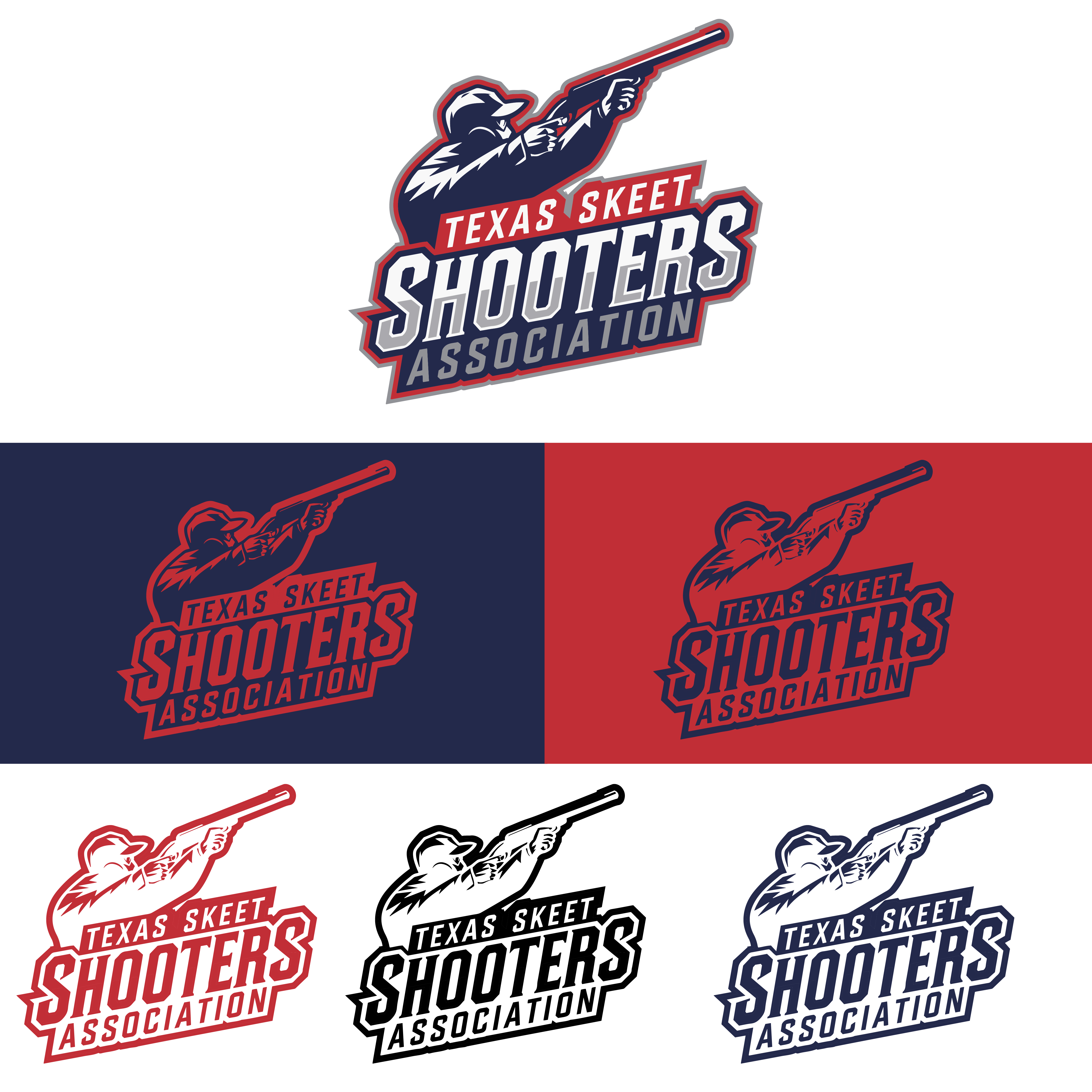 Logo Design by Shariqology for Texas Skeet Shooters Association | Design #35933876