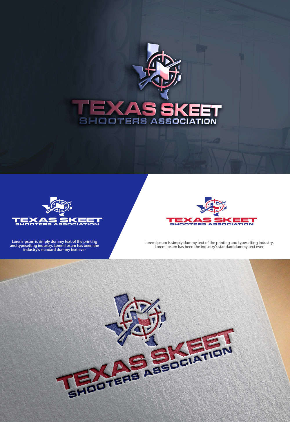 Logo Design by sulemani  creation for Texas Skeet Shooters Association | Design #35938606