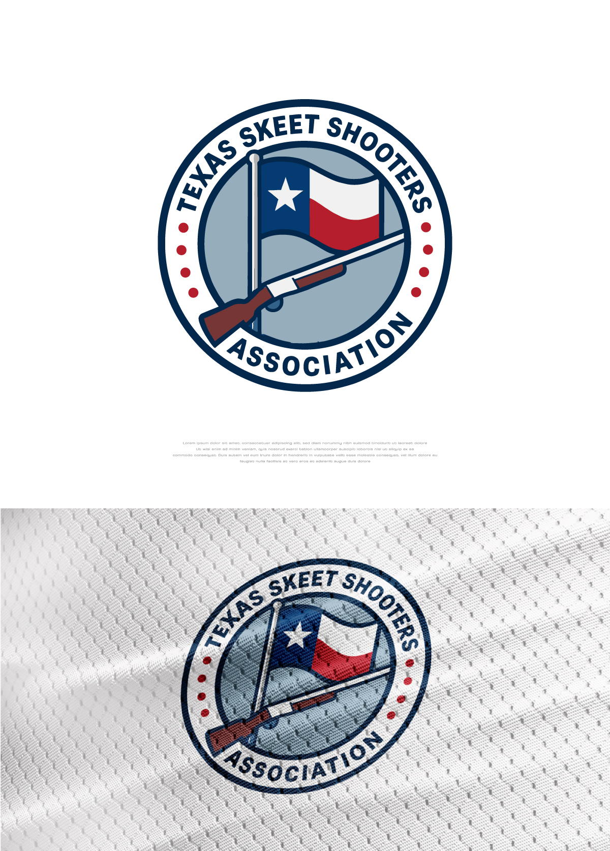 Logo Design by apik. for Texas Skeet Shooters Association | Design #35937594