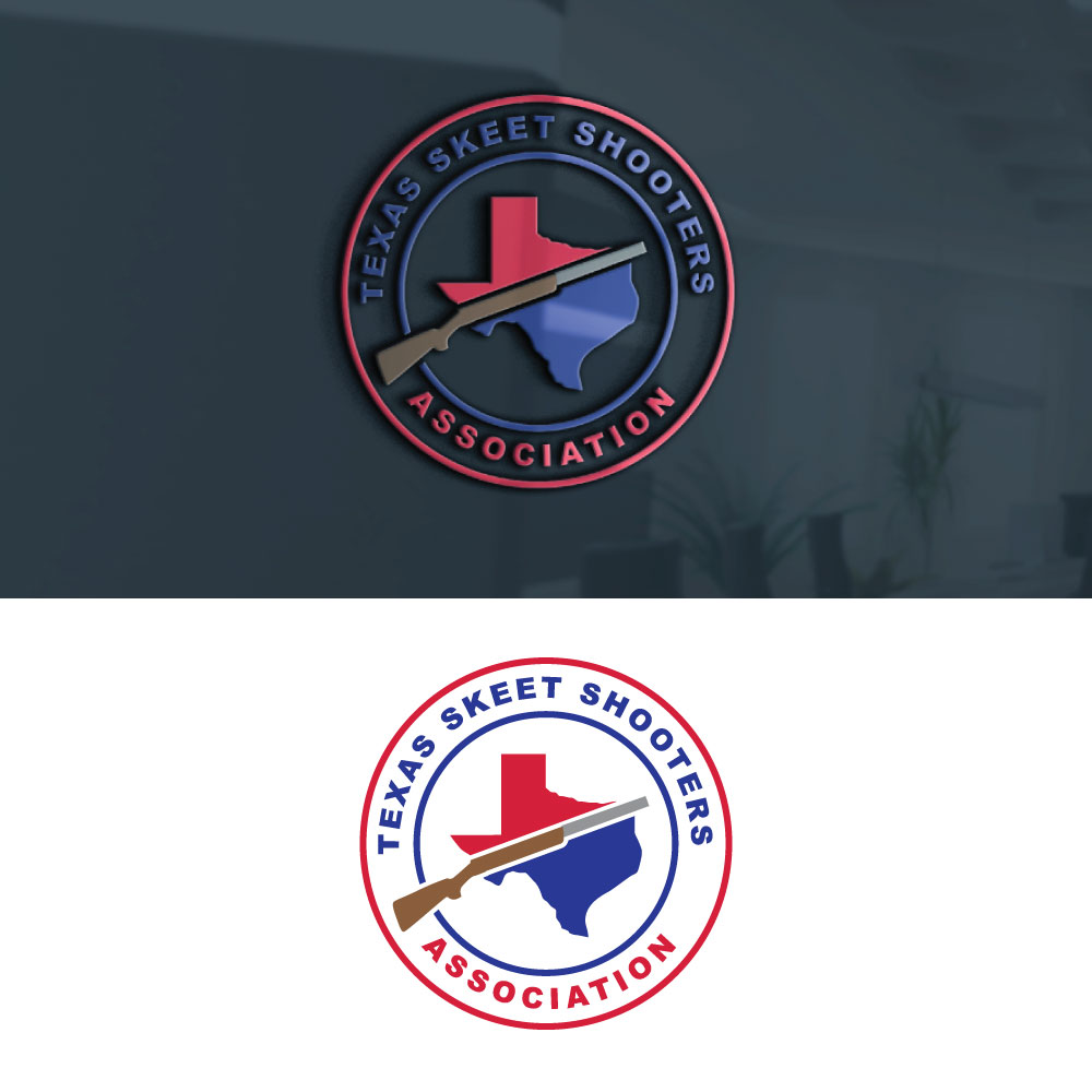 Logo Design by Abu Bakar Chowdhury for Texas Skeet Shooters Association | Design #35970010