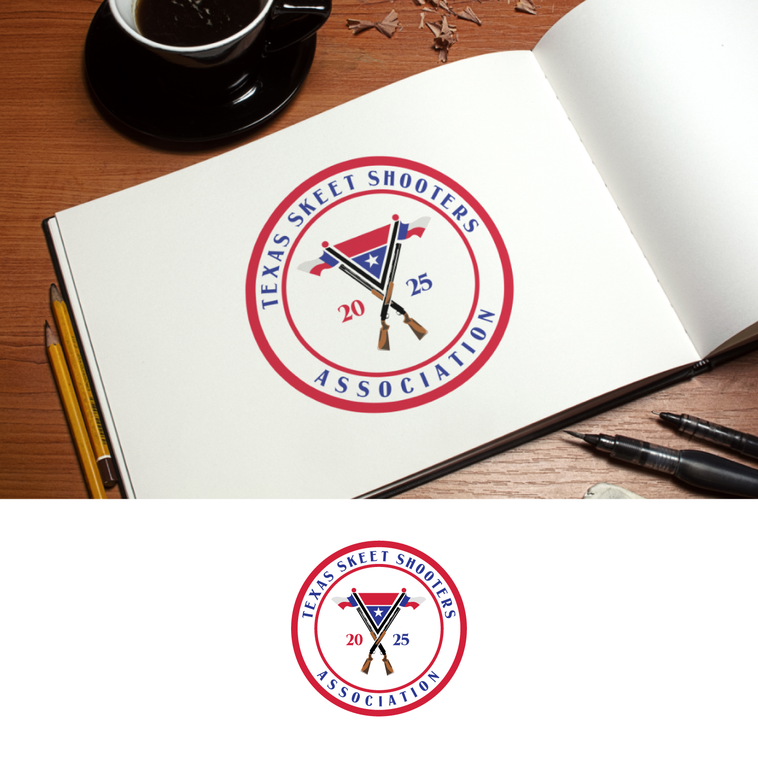 Logo Design by fly  design for Texas Skeet Shooters Association | Design #35936501