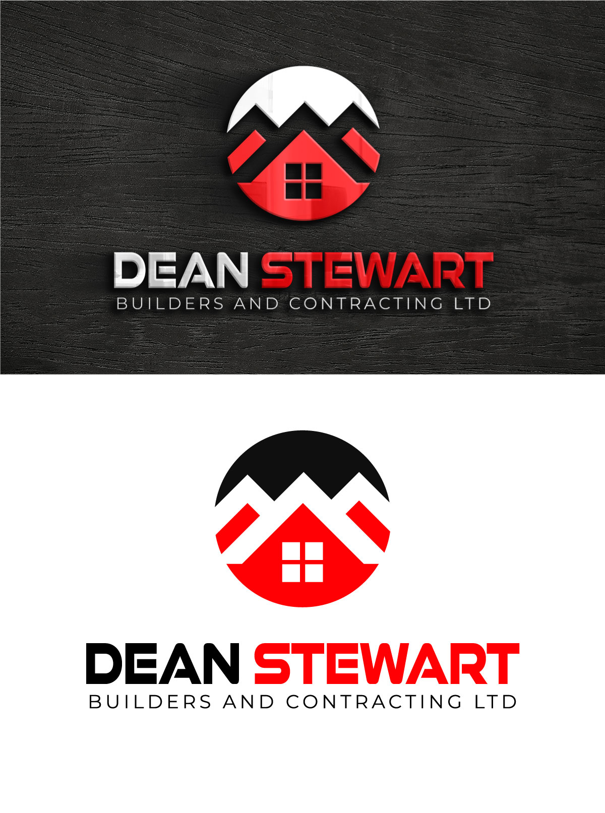 Logo Design by 99 Art.. for DEAN STEWART BUILDERS AND CONTRACTING.CO.NZ | Design #35979659