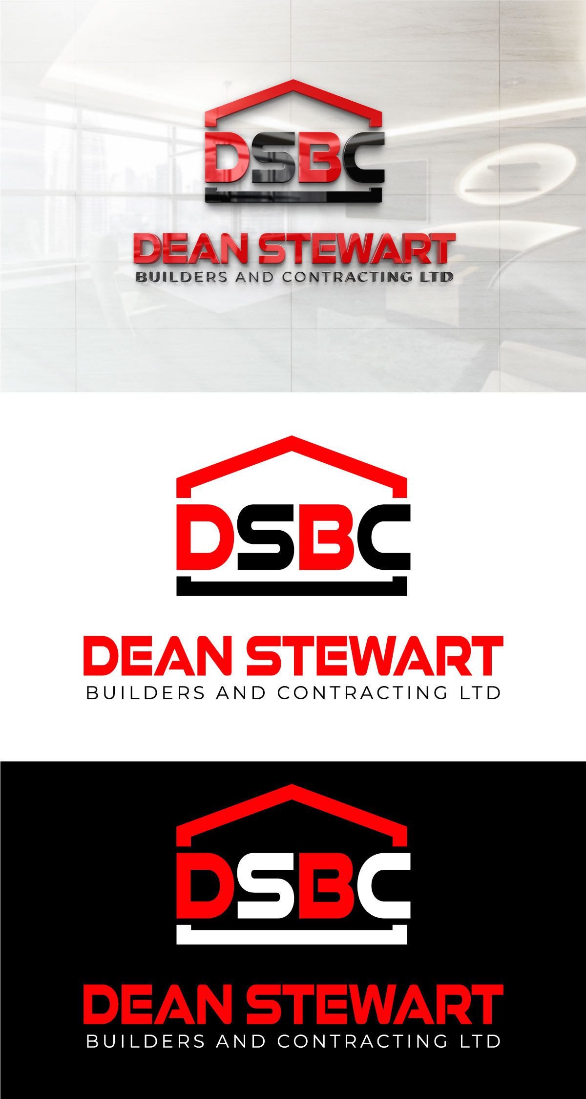 Design de Logo par 99 Art.. pour DEAN STEWART BUILDERS AND CONTRACTING.CO.NZ | Design #35979706