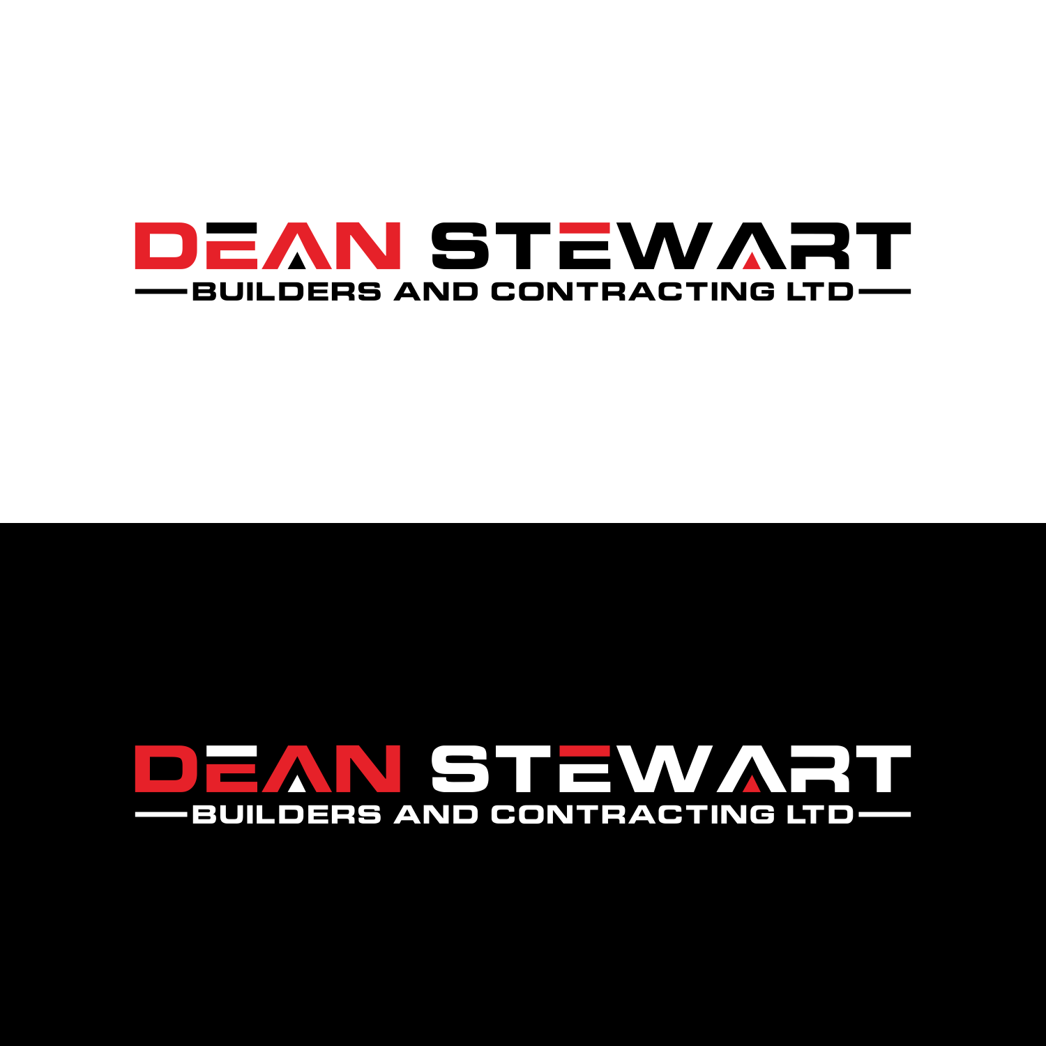 Logo Design by design wae for DEAN STEWART BUILDERS AND CONTRACTING.CO.NZ | Design #35958046