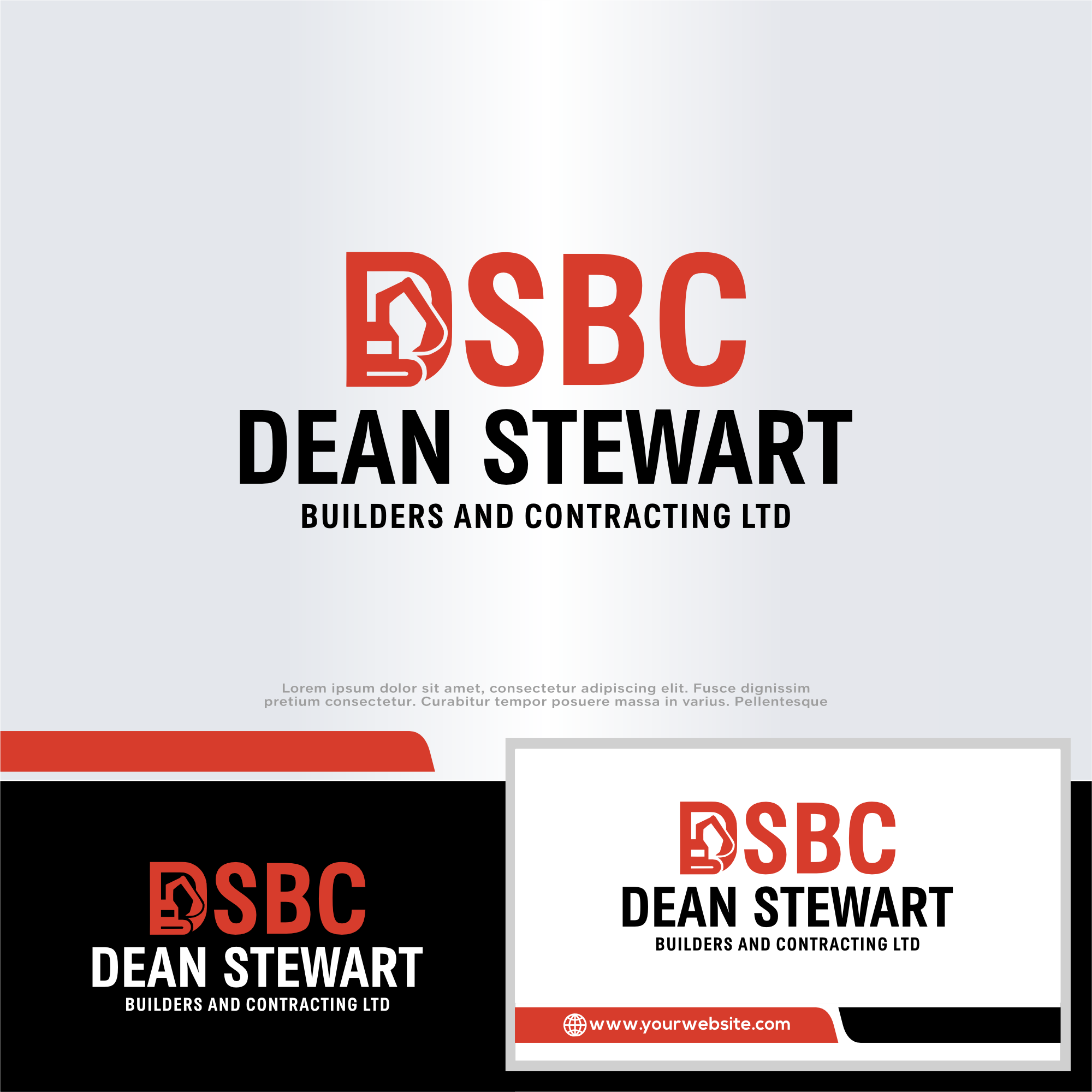 Logo Design by win it for DEAN STEWART BUILDERS AND CONTRACTING.CO.NZ | Design #35958284