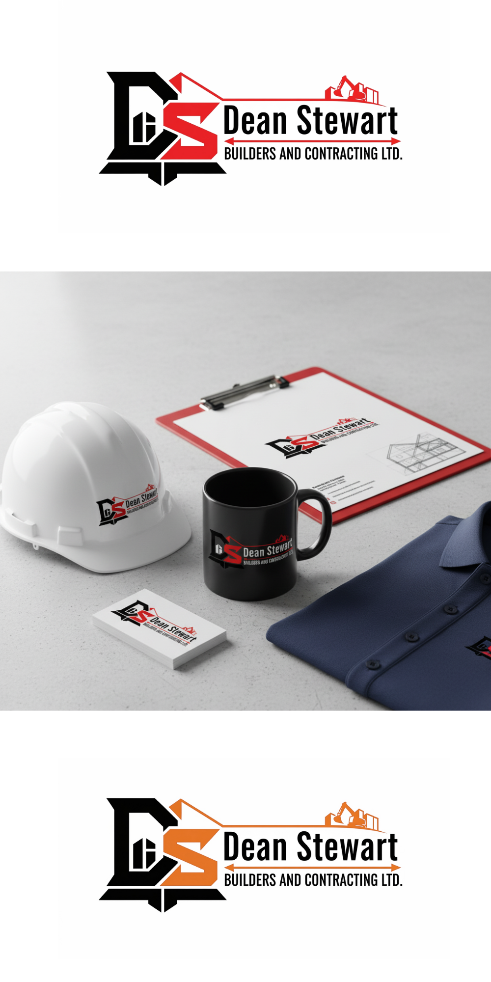 Logo Design by Sabarr for DEAN STEWART BUILDERS AND CONTRACTING.CO.NZ | Design #35978059