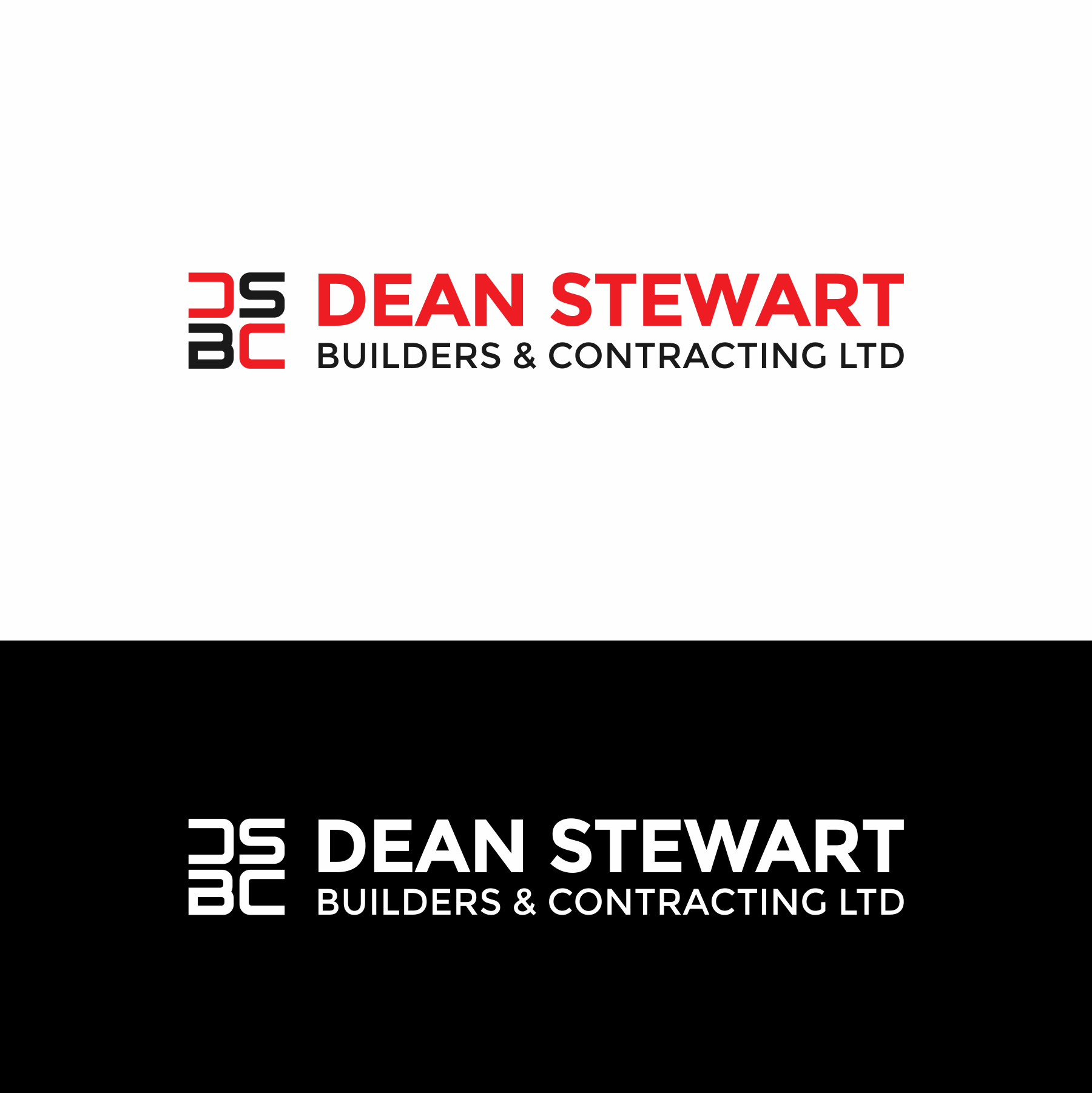 Logo Design by Samudroid for DEAN STEWART BUILDERS AND CONTRACTING.CO.NZ | Design #35956814