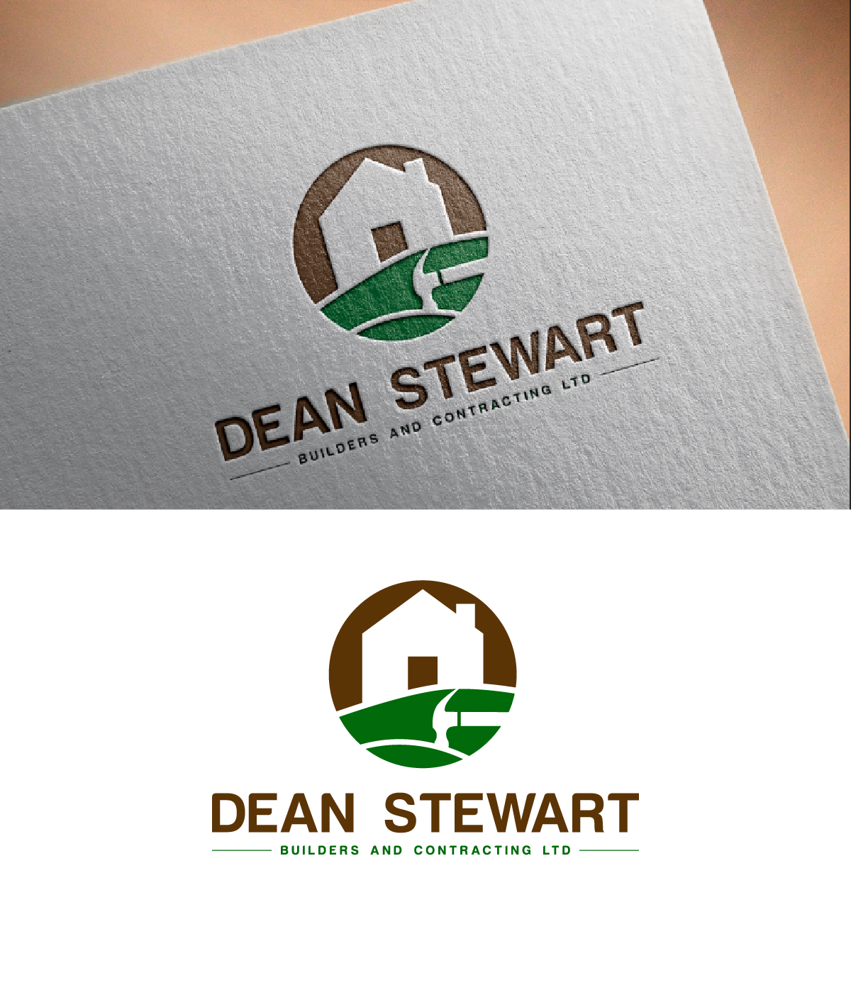 Design de Logo par fly  design pour DEAN STEWART BUILDERS AND CONTRACTING.CO.NZ | Design #35949544