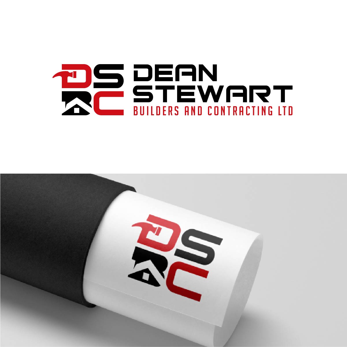 Logo Design by fly  design for DEAN STEWART BUILDERS AND CONTRACTING.CO.NZ | Design #35949546