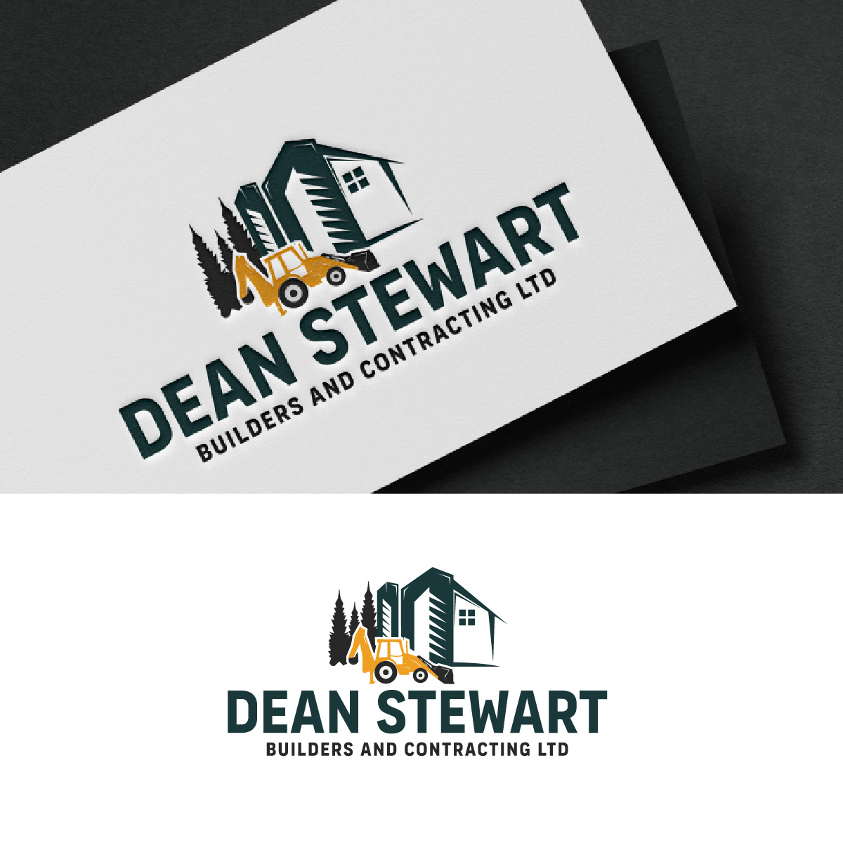 Logo Design by fly  design for DEAN STEWART BUILDERS AND CONTRACTING.CO.NZ | Design #35955859