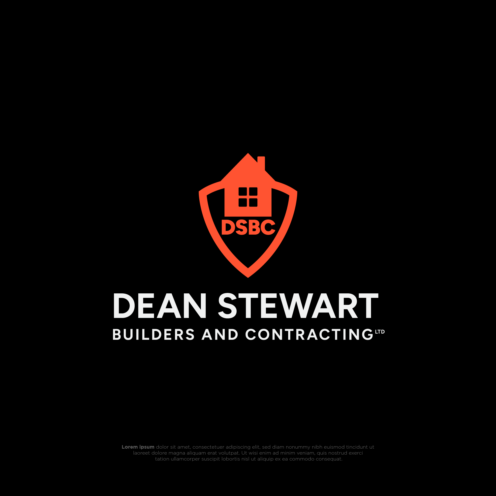 Logo Design by BerhasilKabeh for DEAN STEWART BUILDERS AND CONTRACTING.CO.NZ | Design #35970917