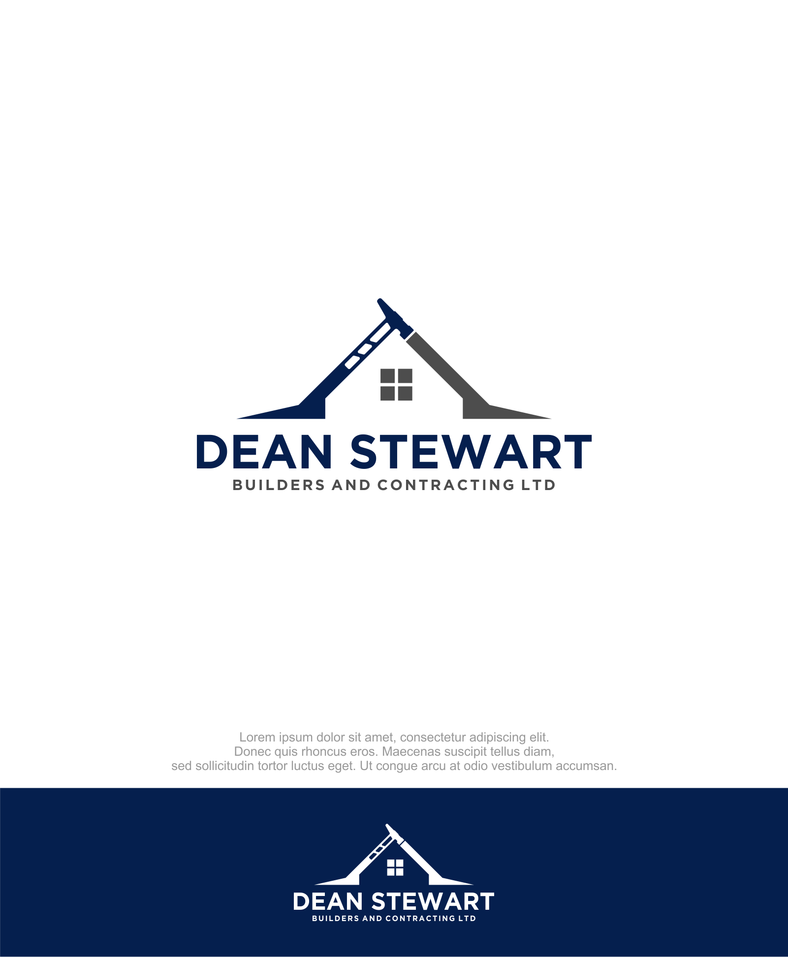 Logo Design by M.Syaiful Huda for DEAN STEWART BUILDERS AND CONTRACTING.CO.NZ | Design #35946945