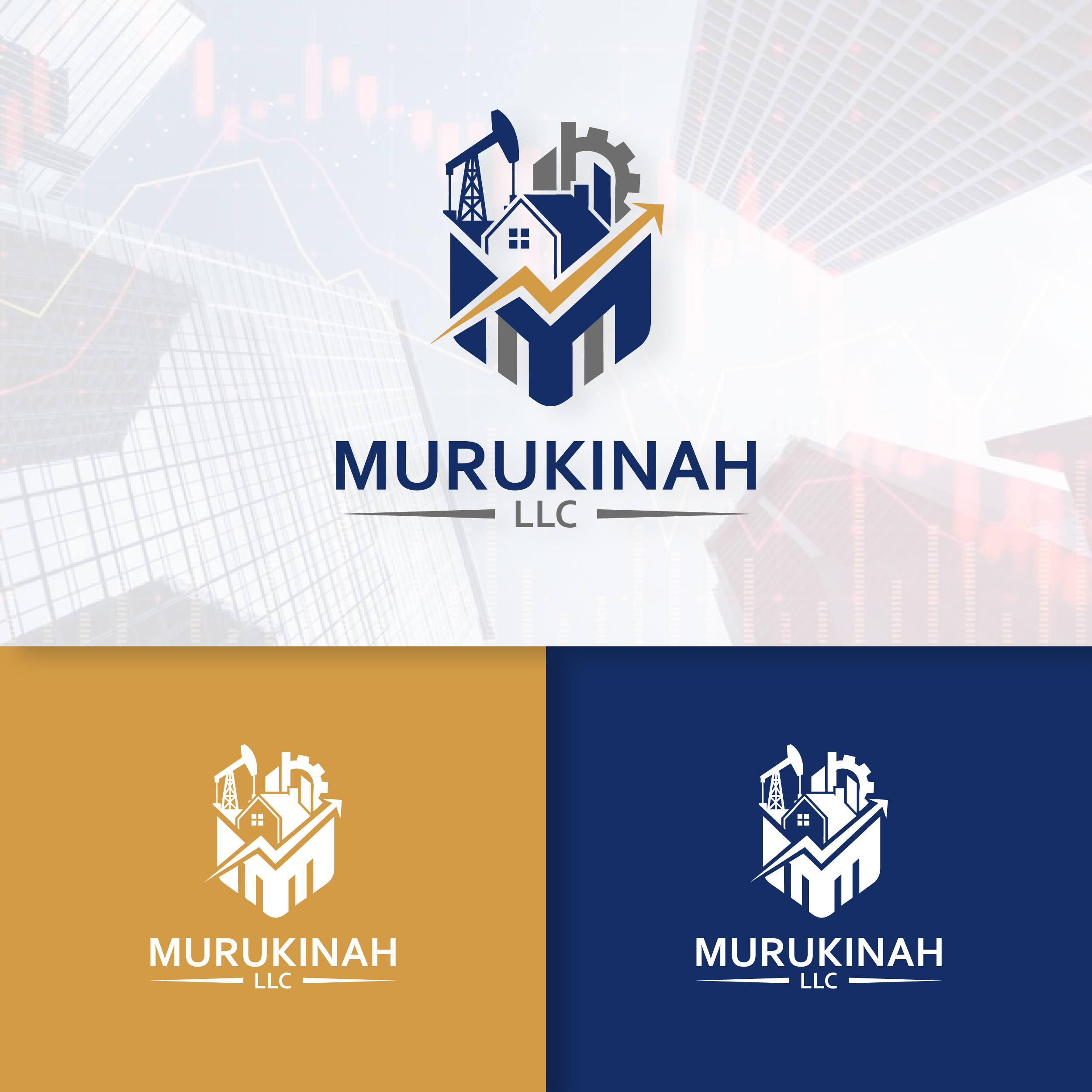 Logo Design by Mir Graphics for Murukinah LLC | Design #35939118