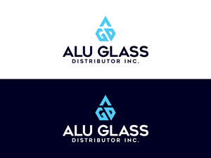 Logo Design by 439 Creations for Alu Glass Distributor Inc. | Design: #35938874