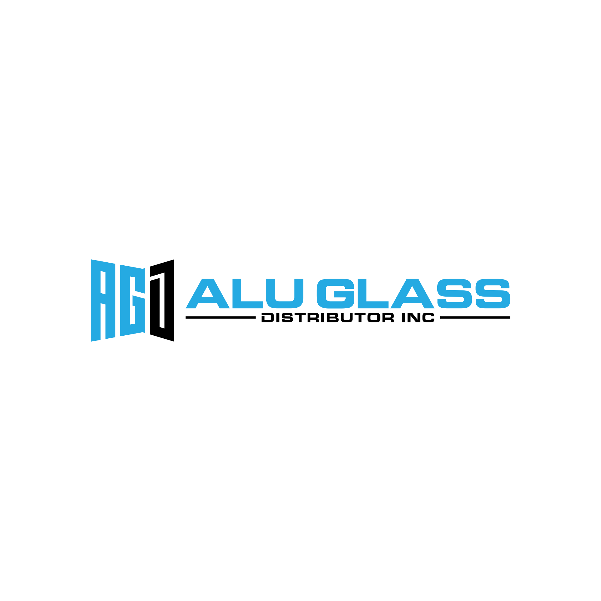 Logo Design by putri elegant for Alu Glass Distributor Inc. | Design #35938543