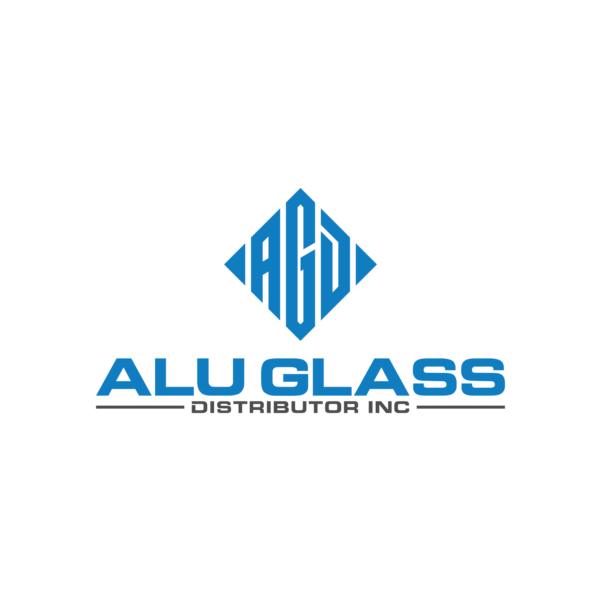 Logo Design by putri elegant for Alu Glass Distributor Inc. | Design #35938551