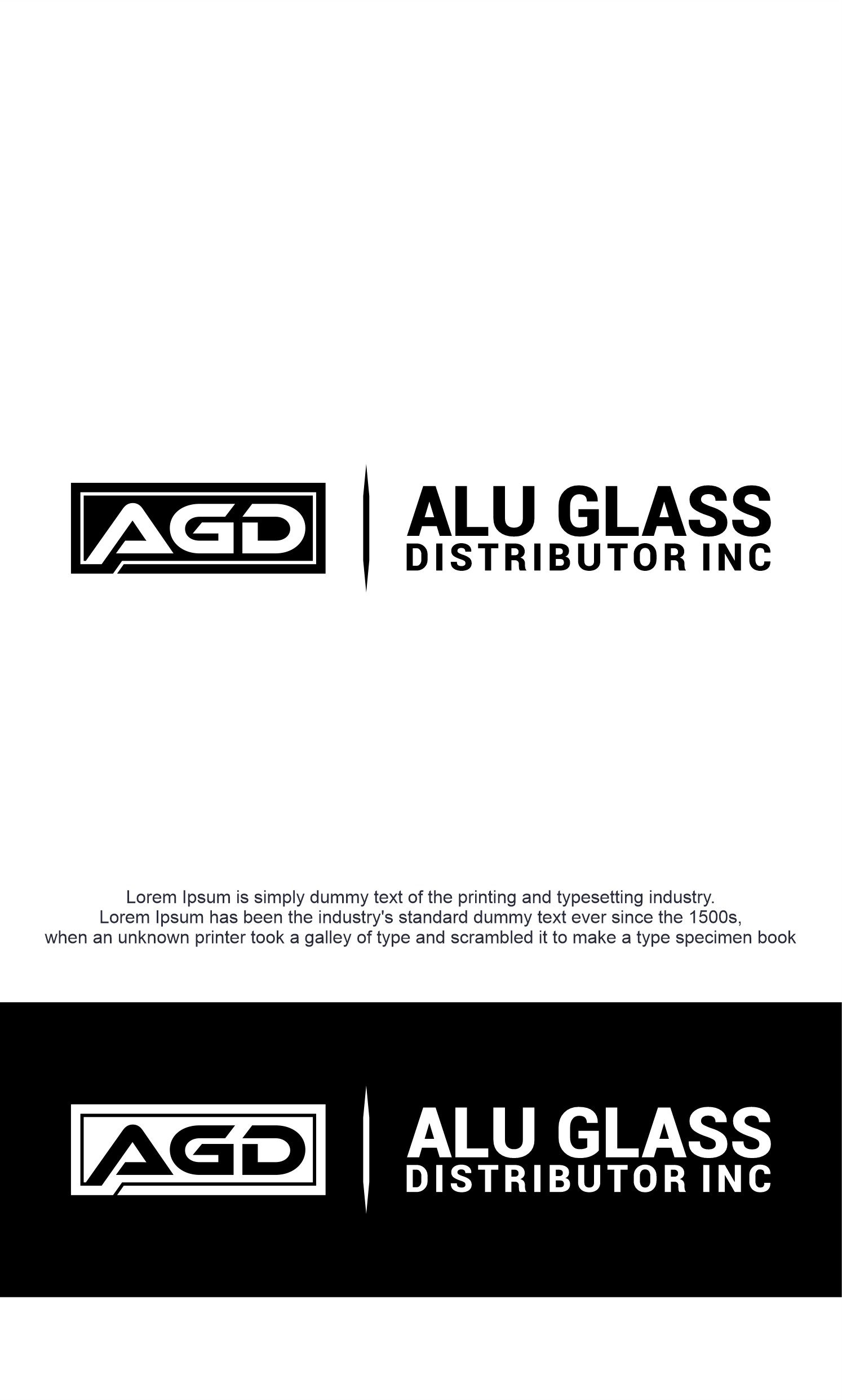 Design de Logo par Abigaill_design pour Alu Glass Distributor Inc. | Design #35939472