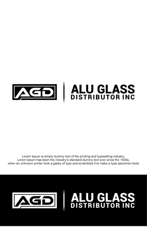 Logo-Design von Abigaill_design für Alu Glass Distributor Inc. | Design: #35939472