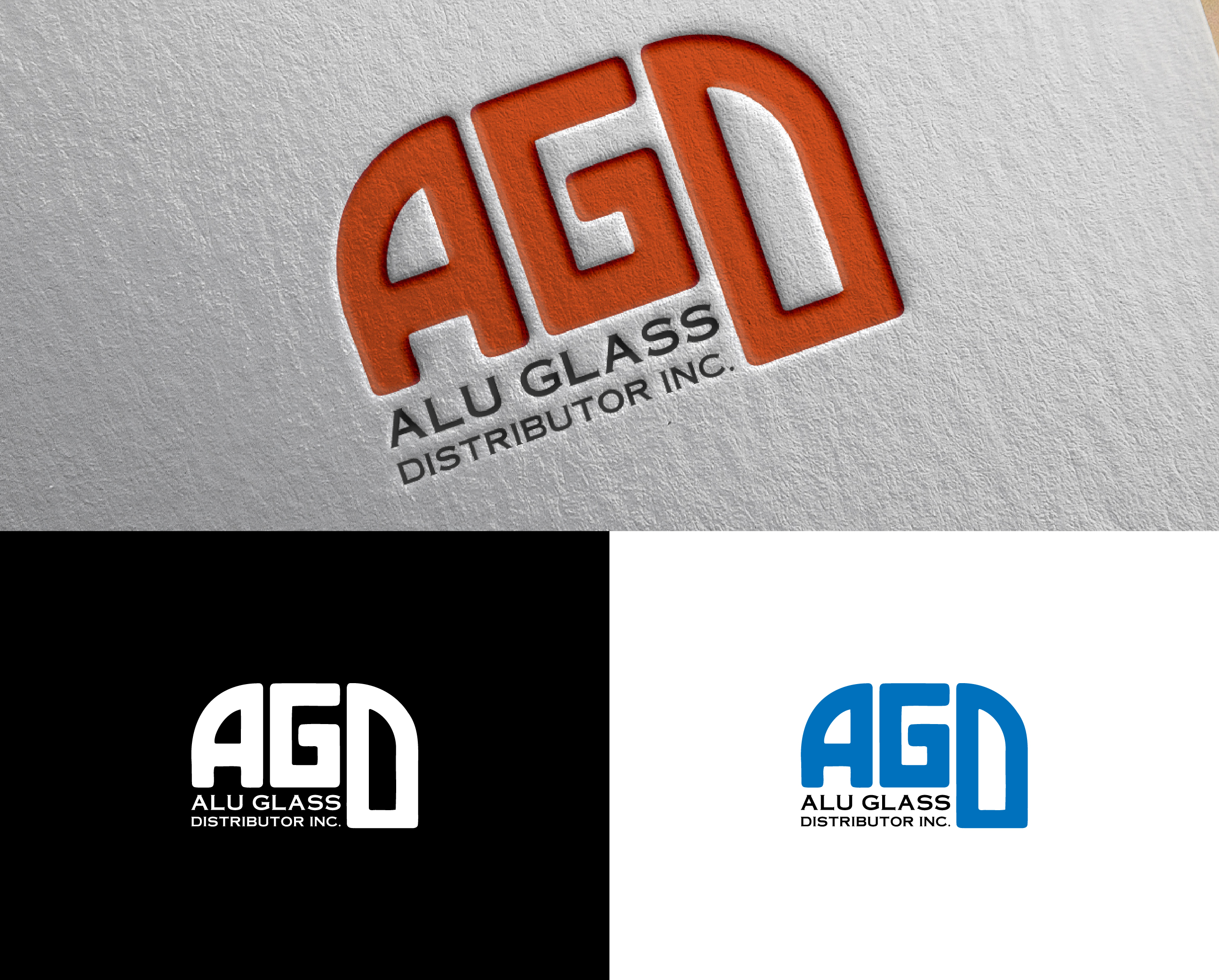 Diseño de Logo por Creative Poli para Alu Glass Distributor Inc. | Diseño #35941156