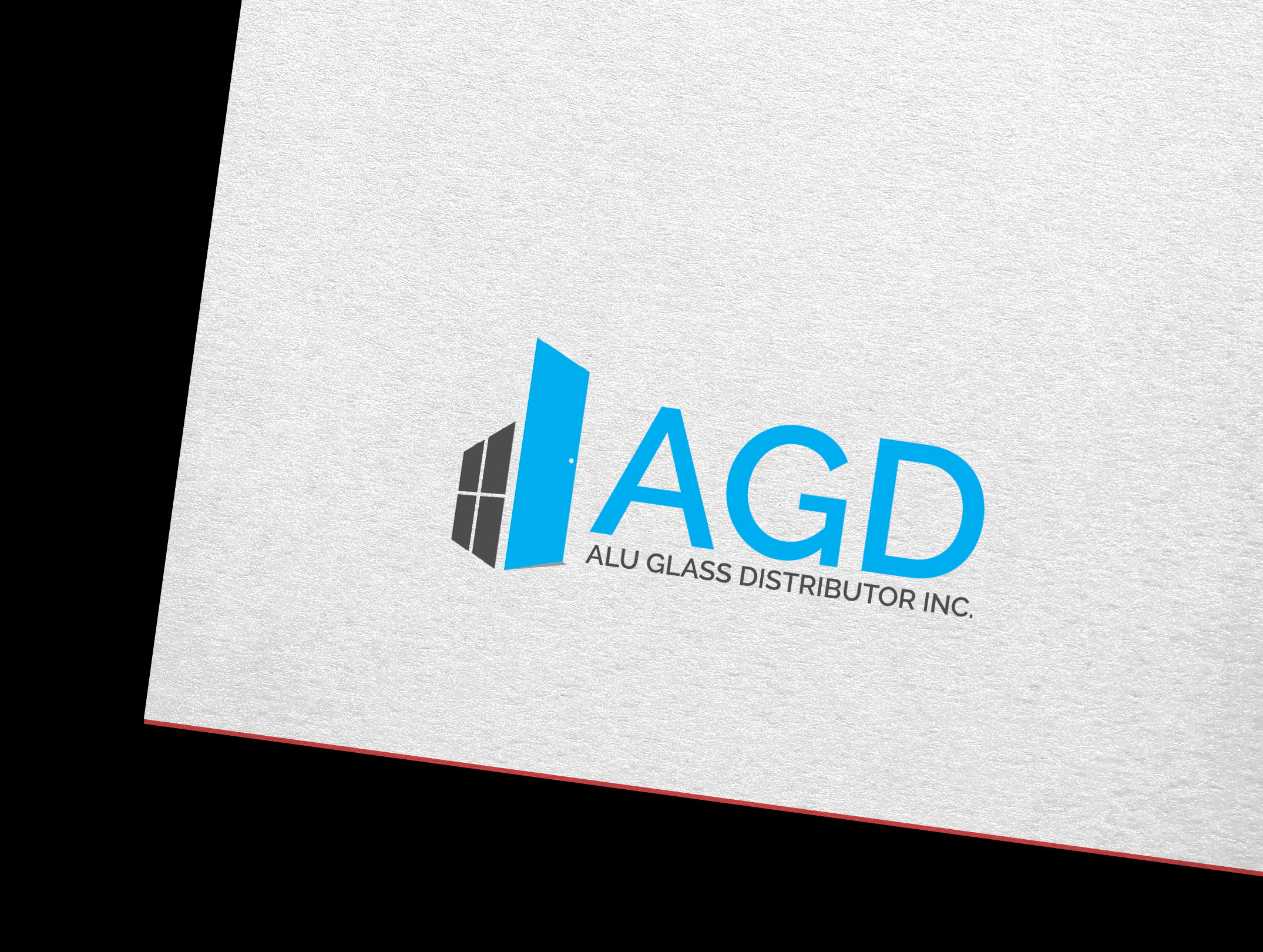Logo Design by GraphiqueLab for Alu Glass Distributor Inc. | Design #35942022