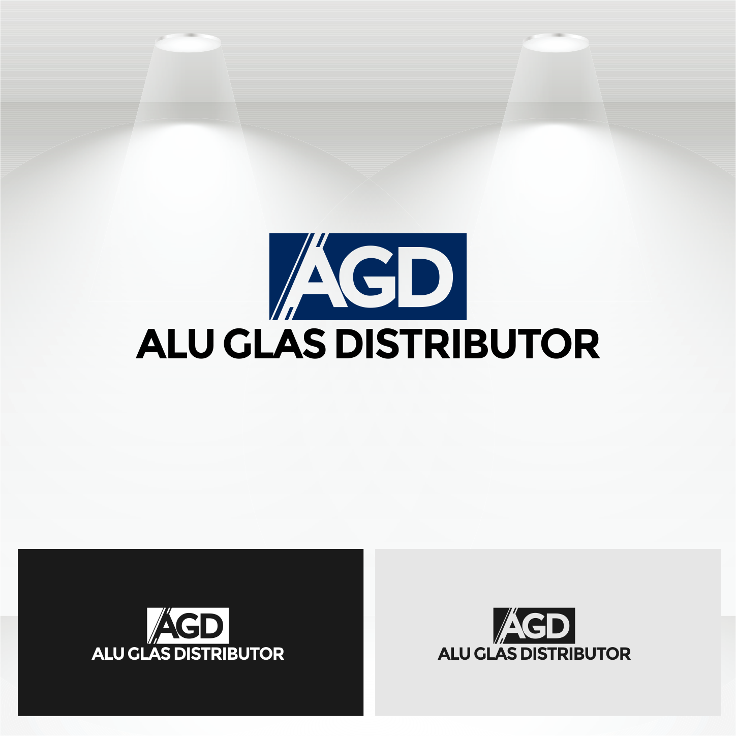 Logo Design by Arham Hidayat for Alu Glass Distributor Inc. | Design #35965464