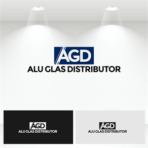 Logo-Design von Arham Hidayat für Alu Glass Distributor Inc. | Design #35965464