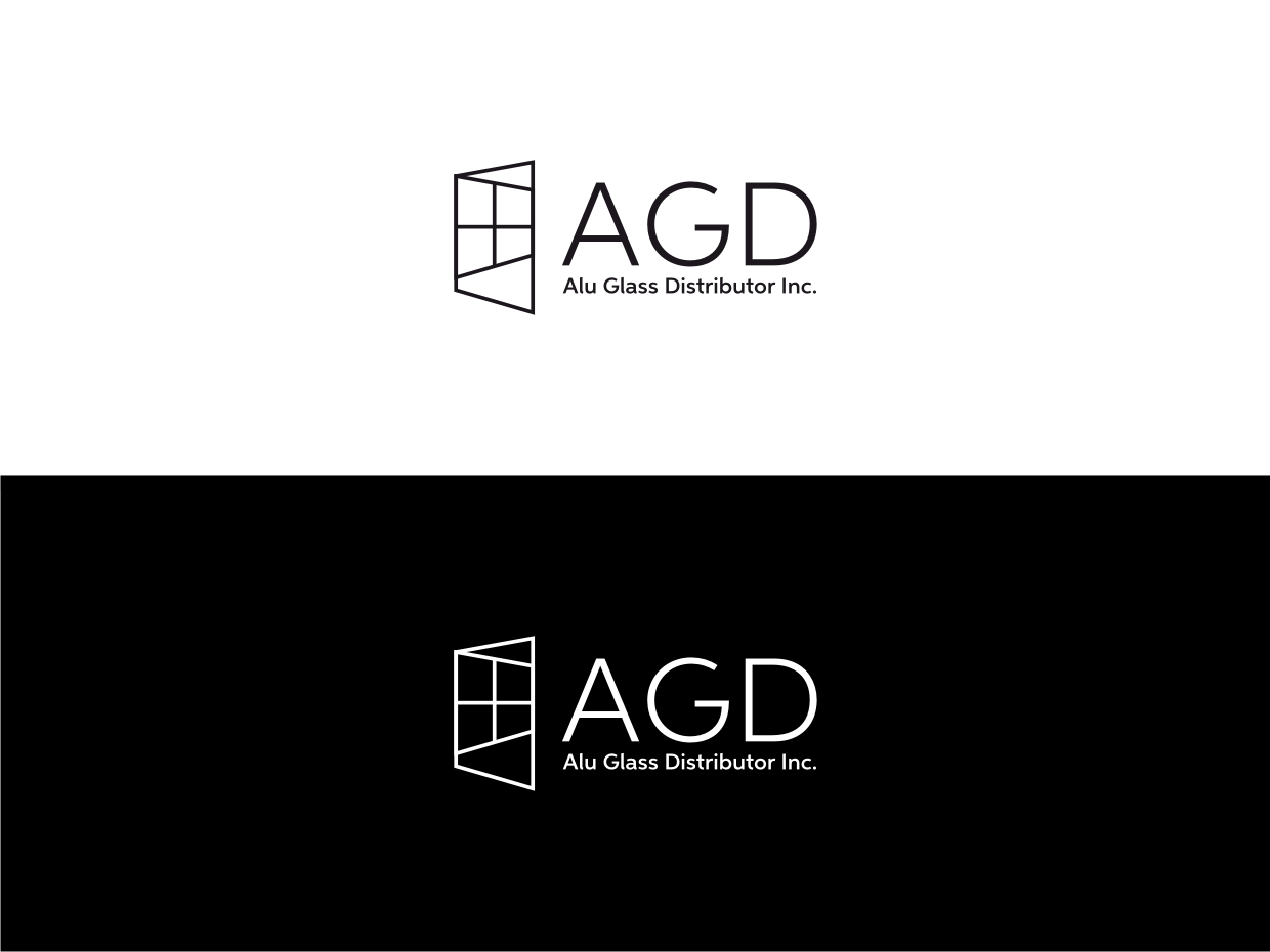 Logo Design by Atvento Graphics for Alu Glass Distributor Inc. | Design #35943265