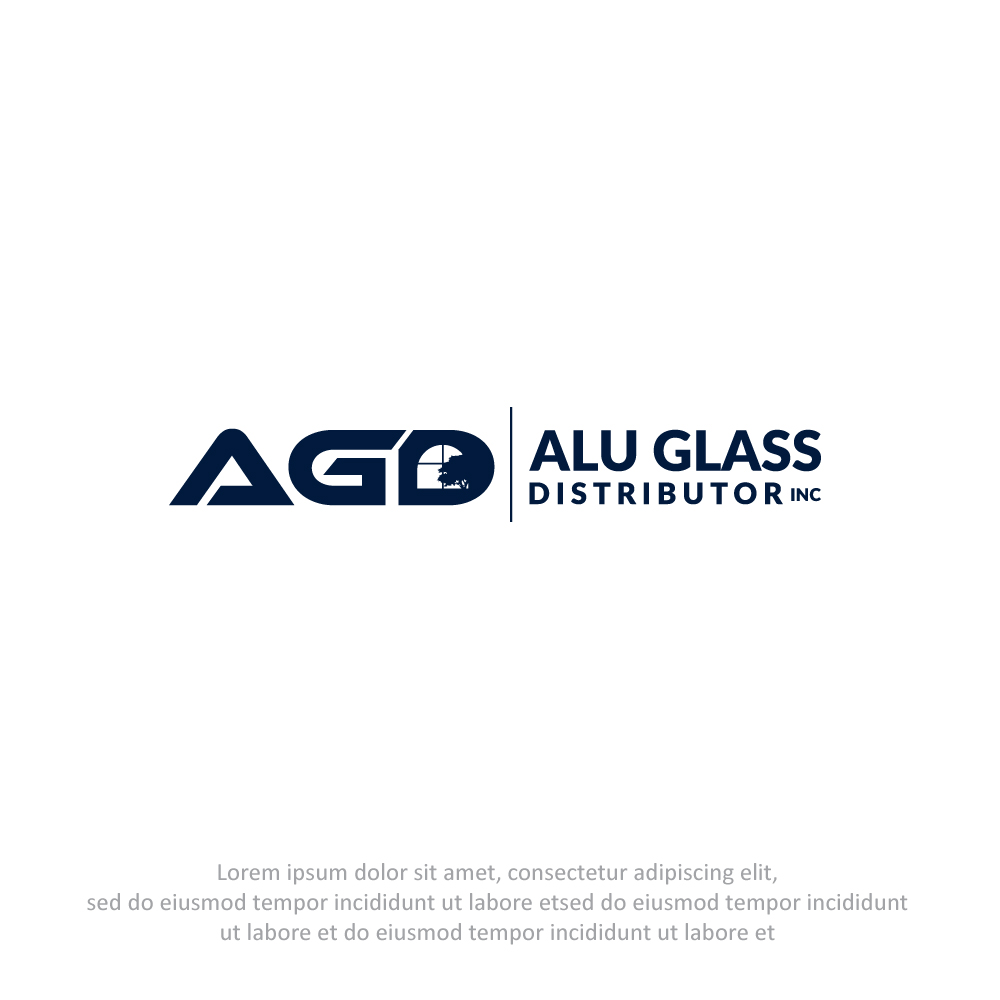 Logo Design by Anekaa for Alu Glass Distributor Inc. | Design #35940757