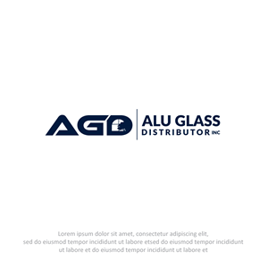Logo Design by Anekaa for Alu Glass Distributor Inc. | Design: #35940757