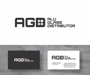 Logo Design by MBARO for Alu Glass Distributor Inc. | Design: #35985227