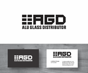 Logo Design by MBARO for Alu Glass Distributor Inc. | Design: #35985228