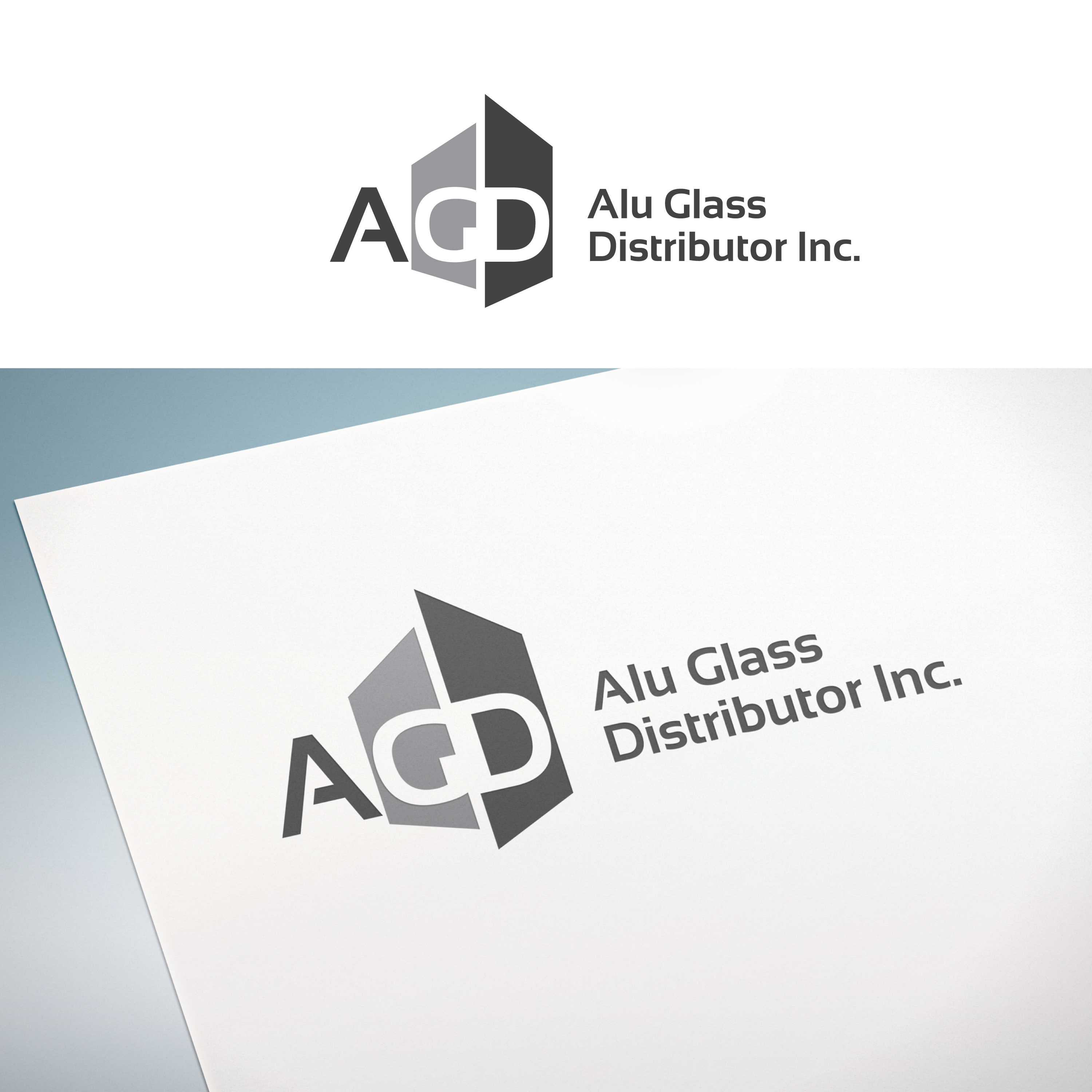 Diseño de Logo por UMBRA Designs para Alu Glass Distributor Inc. | Diseño #35945794