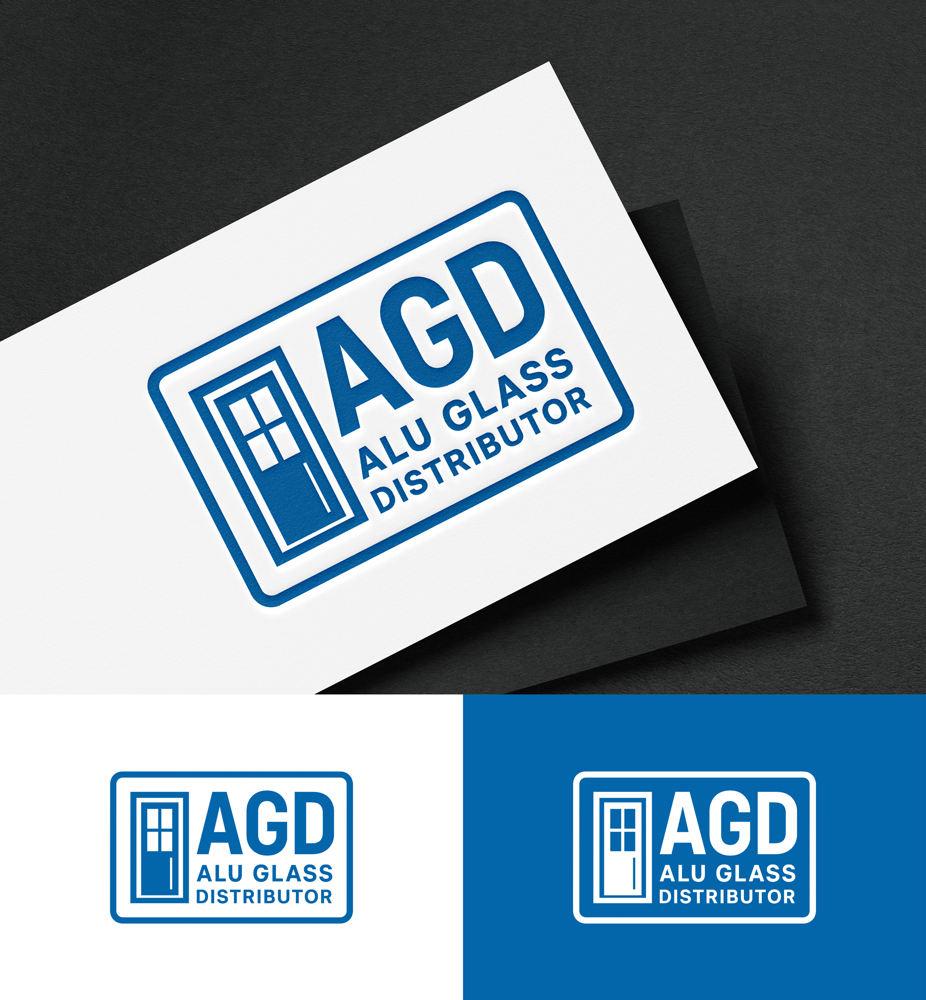 Logo Design by Soonia for Alu Glass Distributor Inc. | Design #35943017