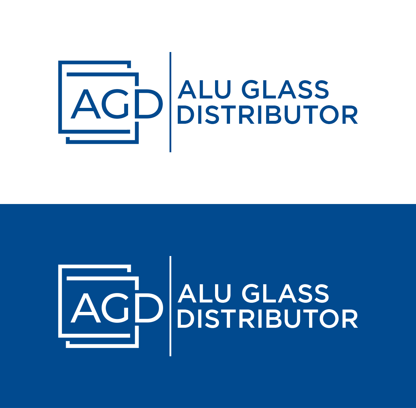 Logo Design by Soonia for Alu Glass Distributor Inc. | Design #35943185