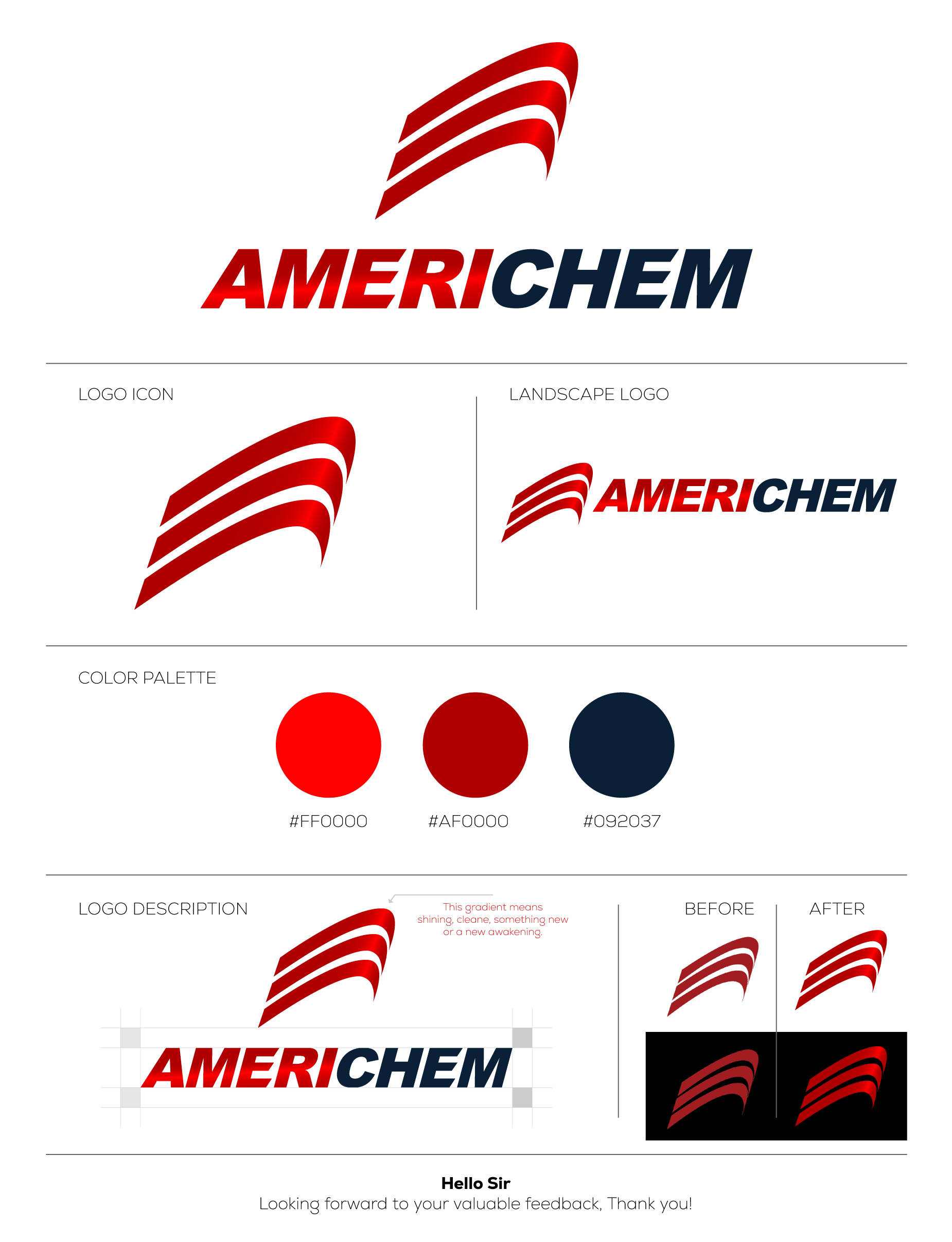 Logo Design by Md. Jubayer for Americhem International | Design #35994263