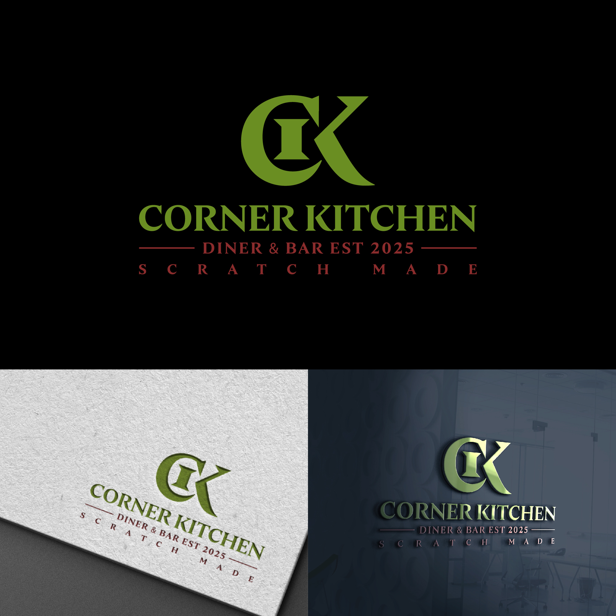 Logo Design by designer profile for Corner Kitchen LLC | Design #36053596