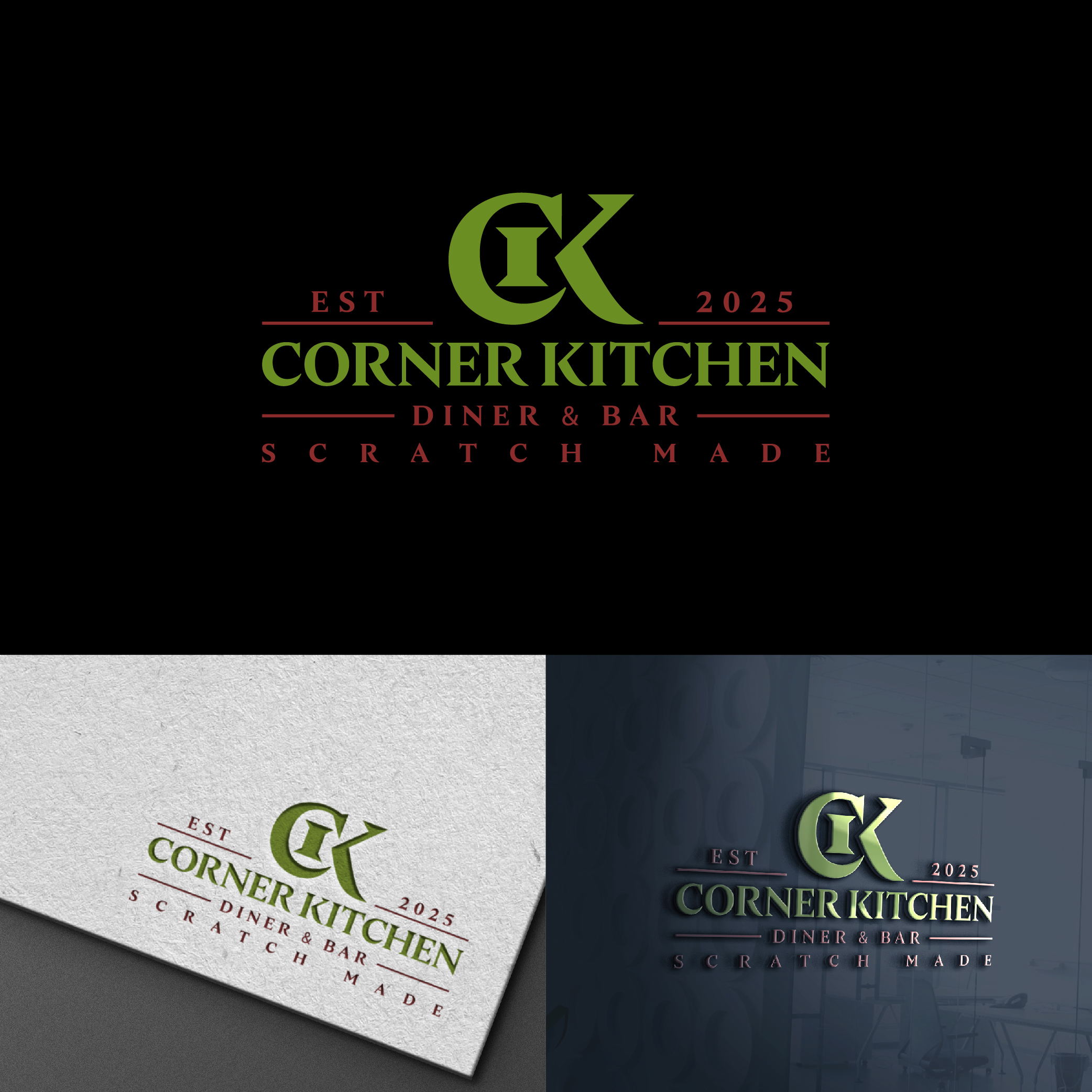 Logo Design by designer profile for Corner Kitchen LLC | Design #36053597