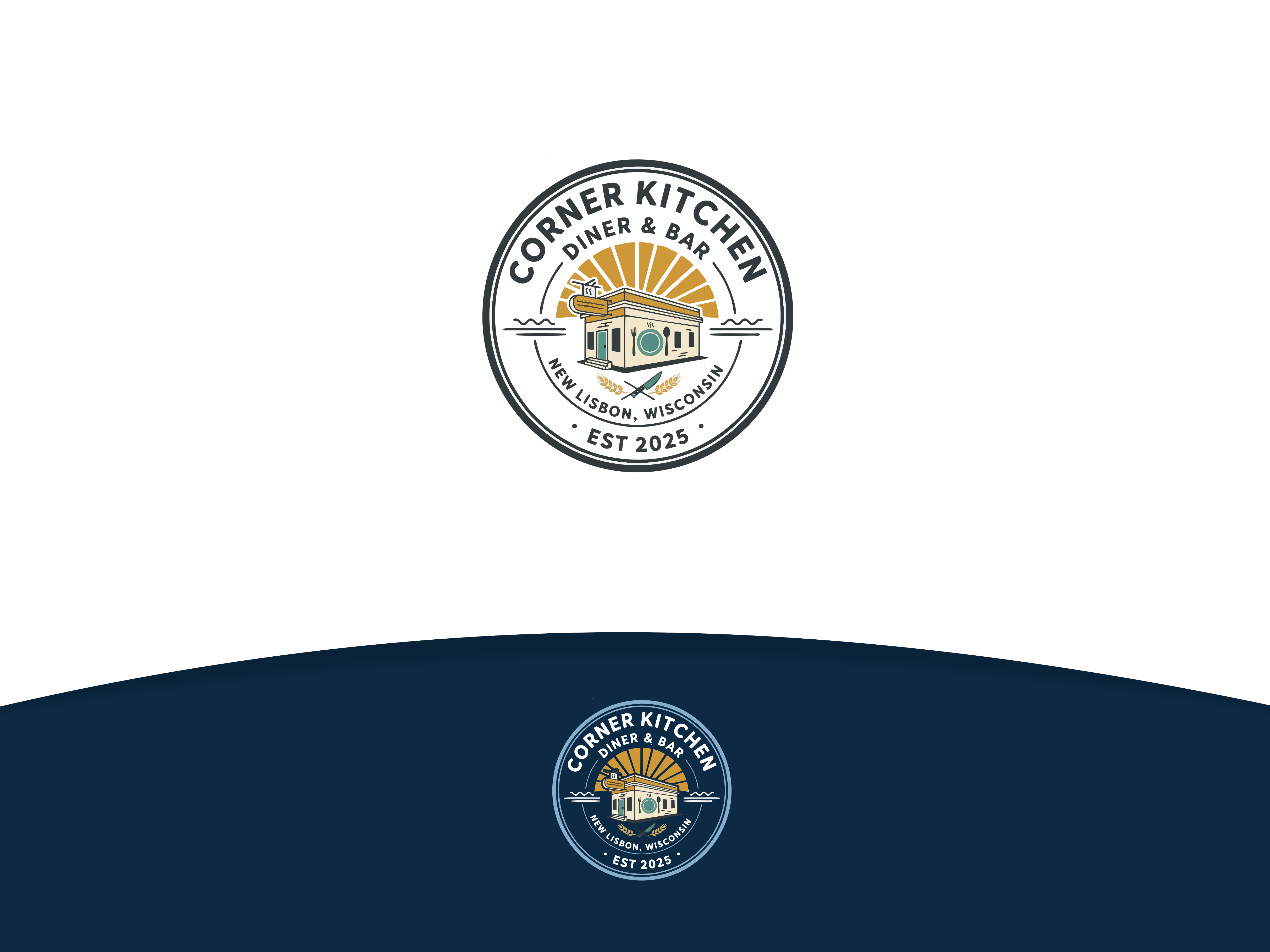 Logo Design by AwesoMind for Corner Kitchen LLC | Design #36213039