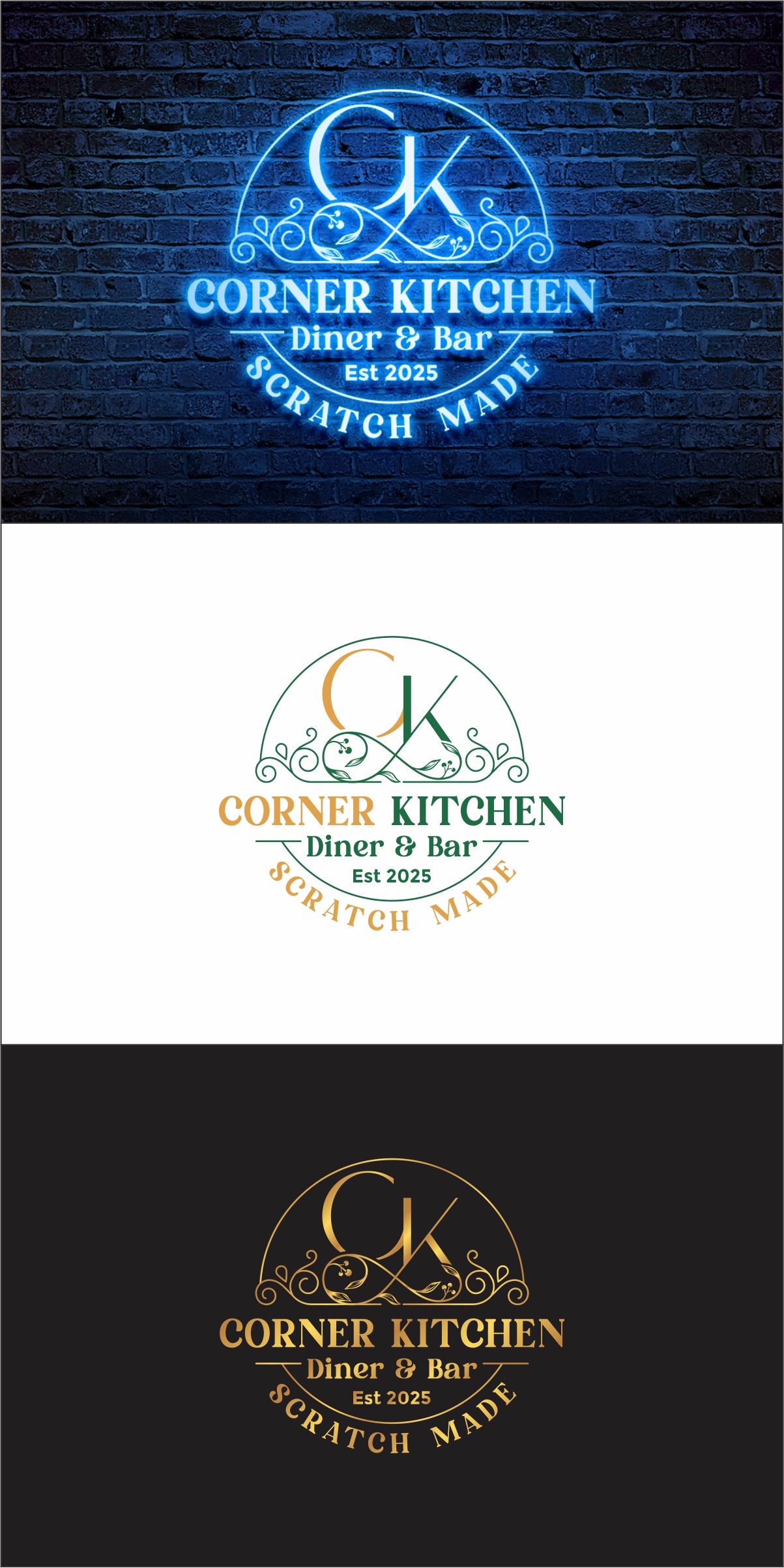 Logo Design by Robert Macwan for Corner Kitchen LLC | Design #36055591