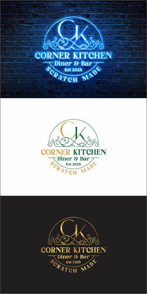Logo Design by Robert Macwan for Corner Kitchen LLC | Design #36055591
