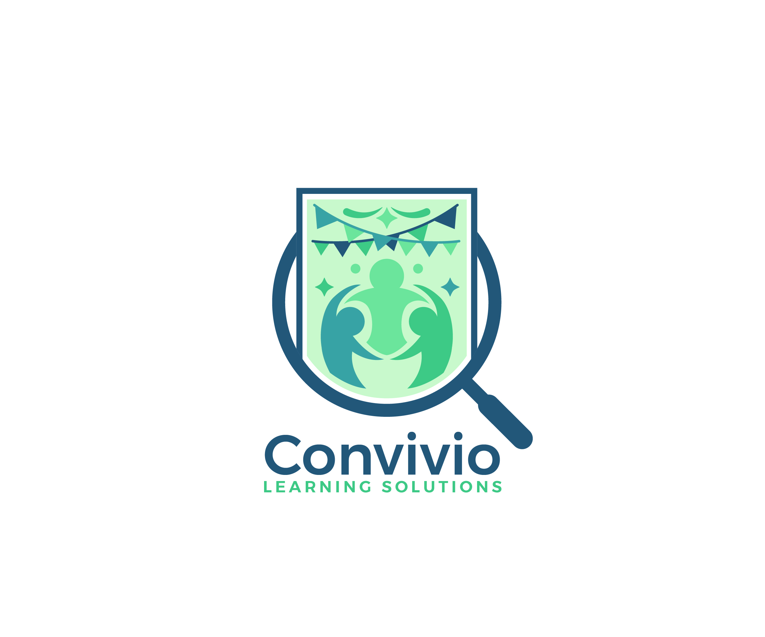Logo Design by James J. for Convivio Learning Solutions | Design #36582892